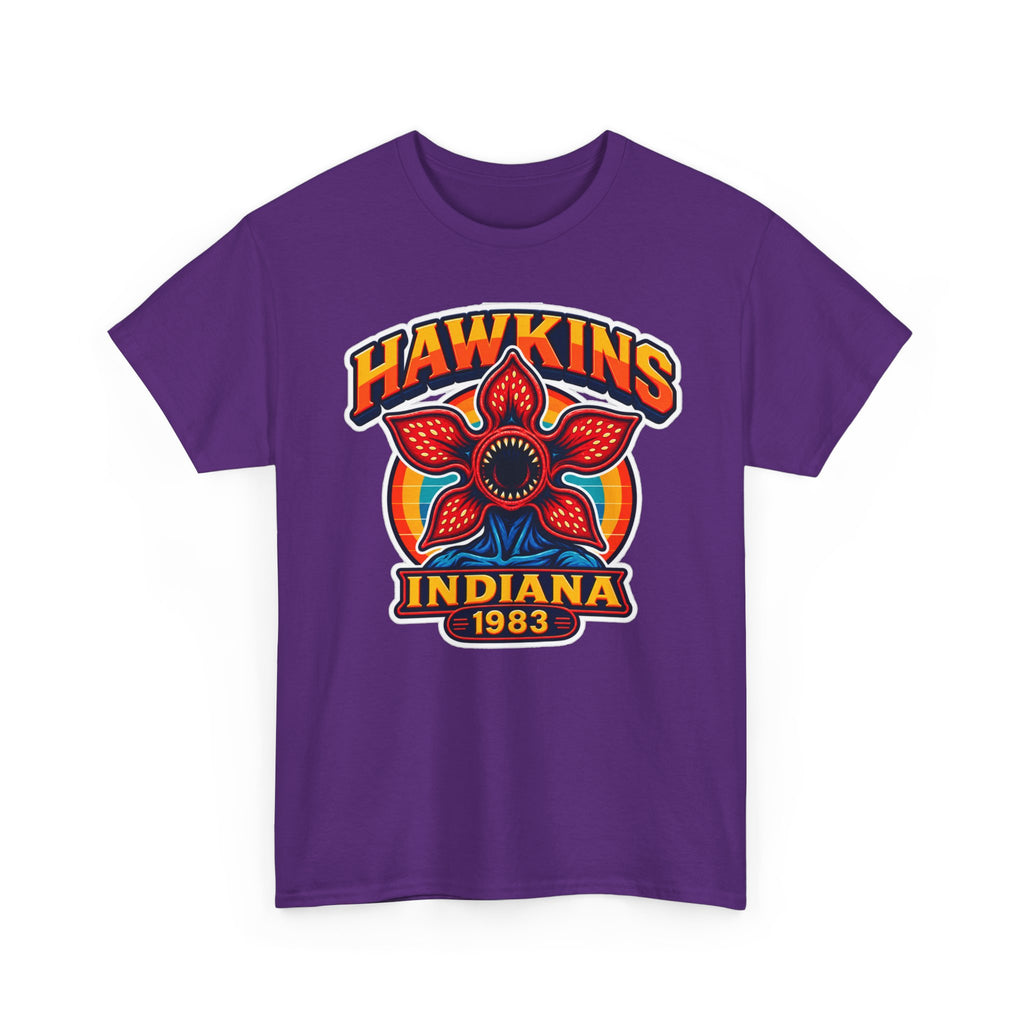 Hawkins Indiana 1983 Demogorgon Floral Cotton T-Shirt