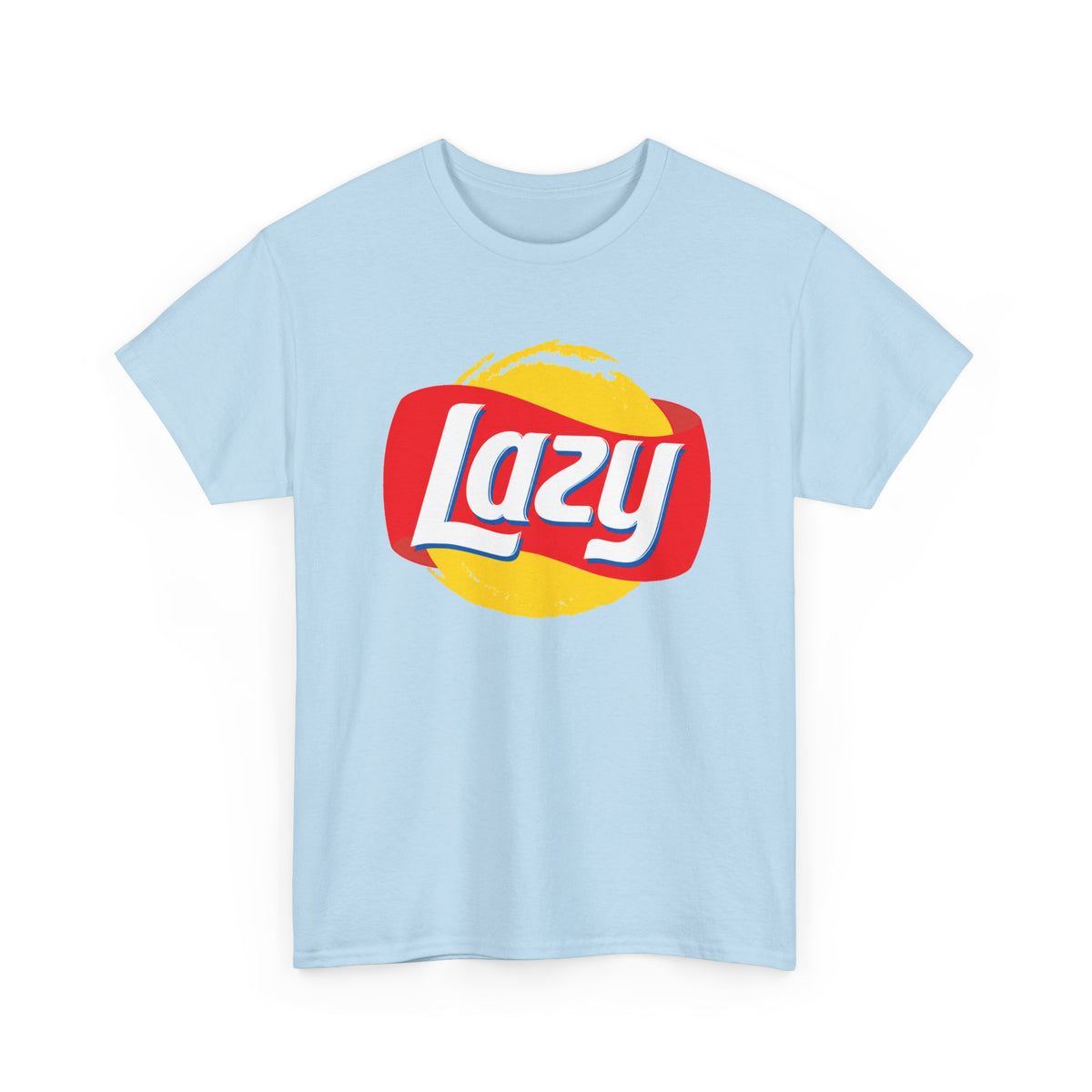 Lazy Logo T‑Shirt — Retro Snack-Inspired Graphic Tee