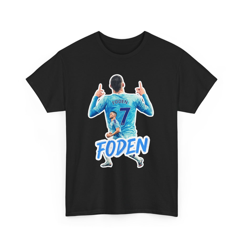 Phil Foden #7 Soccer T‑Shirt — Manchester City Fan Jersey Tribute