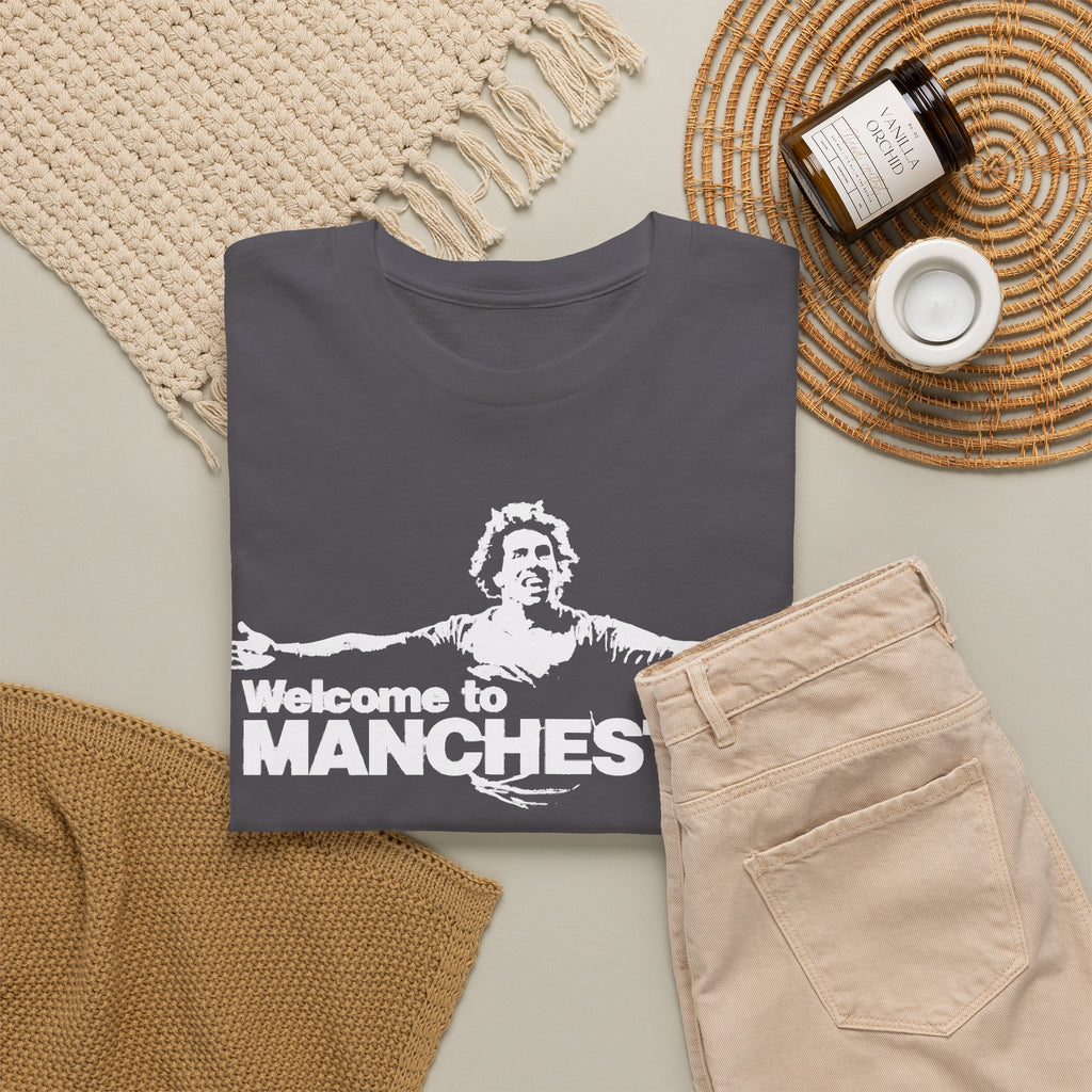 Welcome to Manchester Tee — Retro Carlos Tevez Manchester City Graphic Cotton T-Shirt