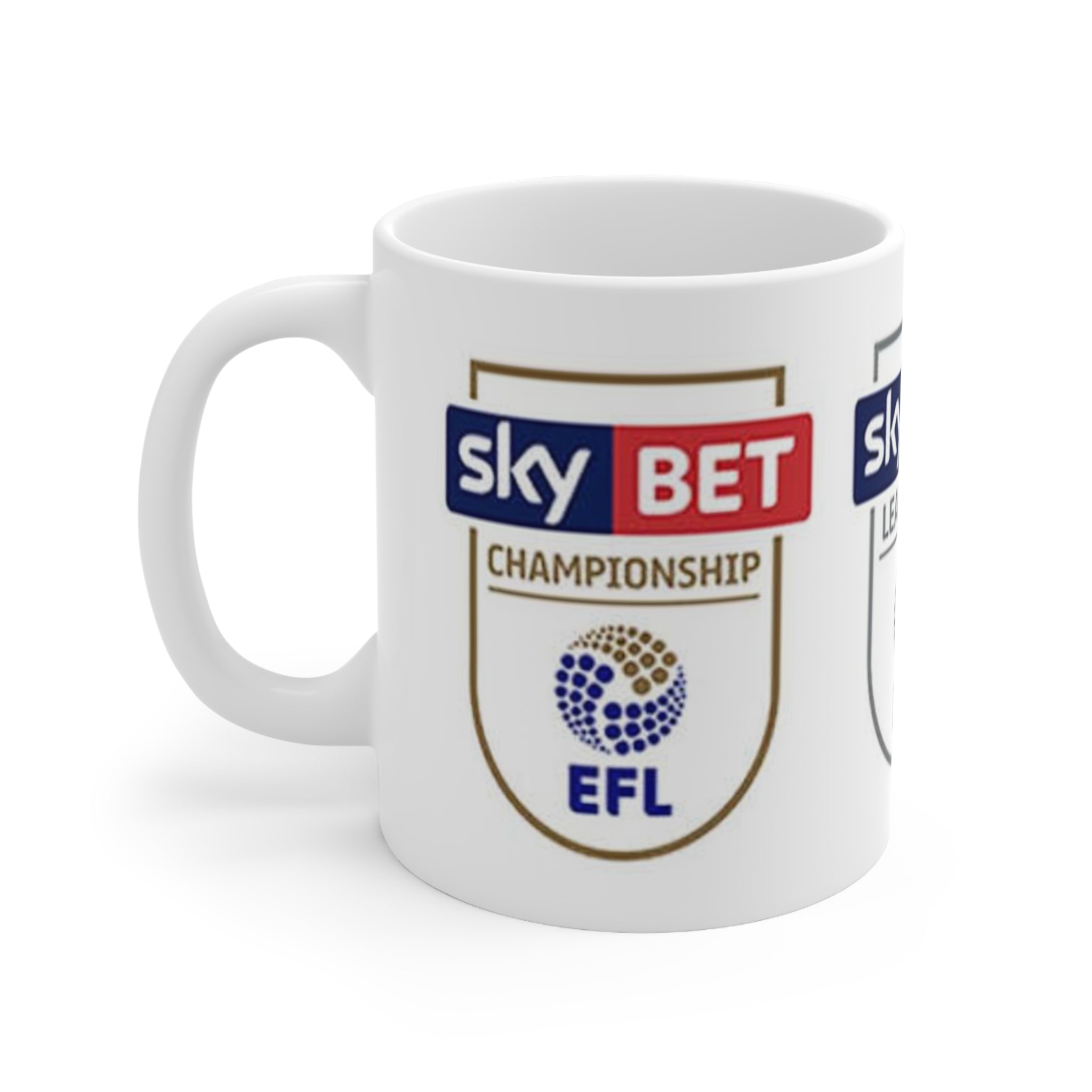 EFL Sky Bet Championship, League One and League Two Logos Ceramic Coffee Mug — 11oz & 15oz