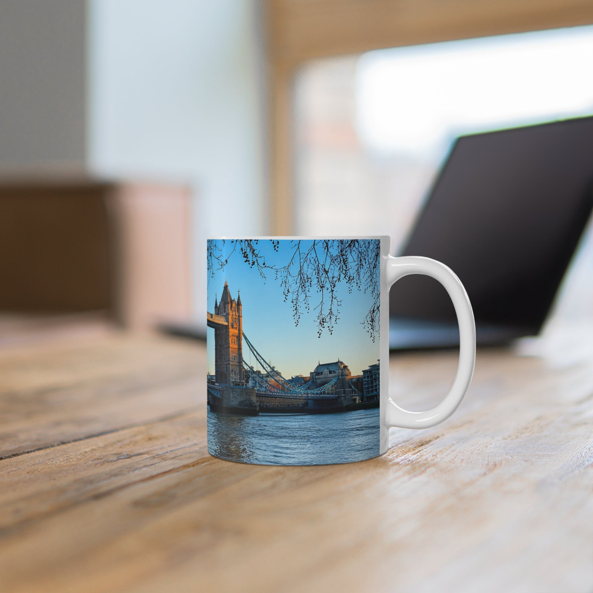 Tower Bridge London Photo Mug — Ceramic Coffee Cup 11oz/15oz