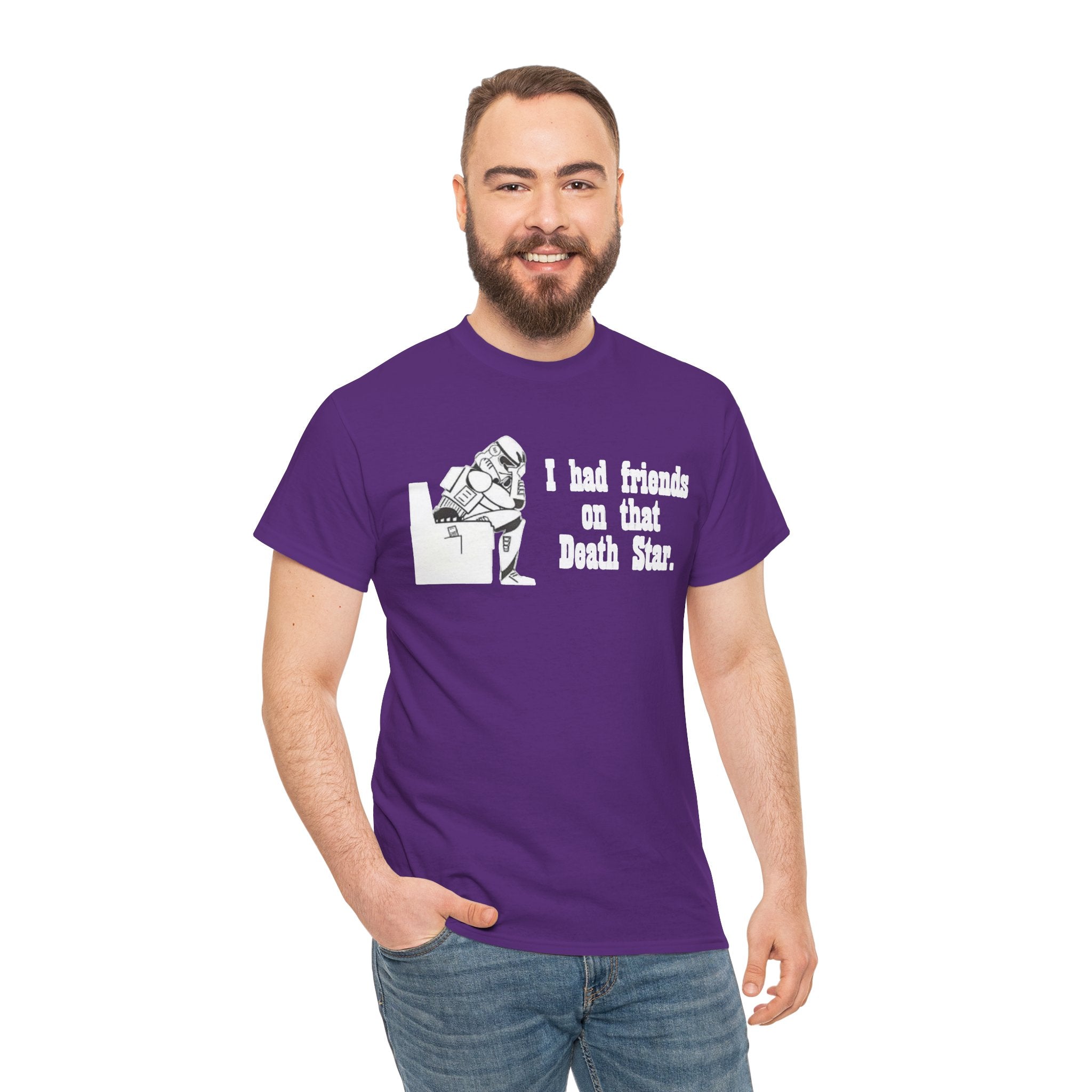 Death Star Humor T‑Shirt – “I had friends on that Death Star.”