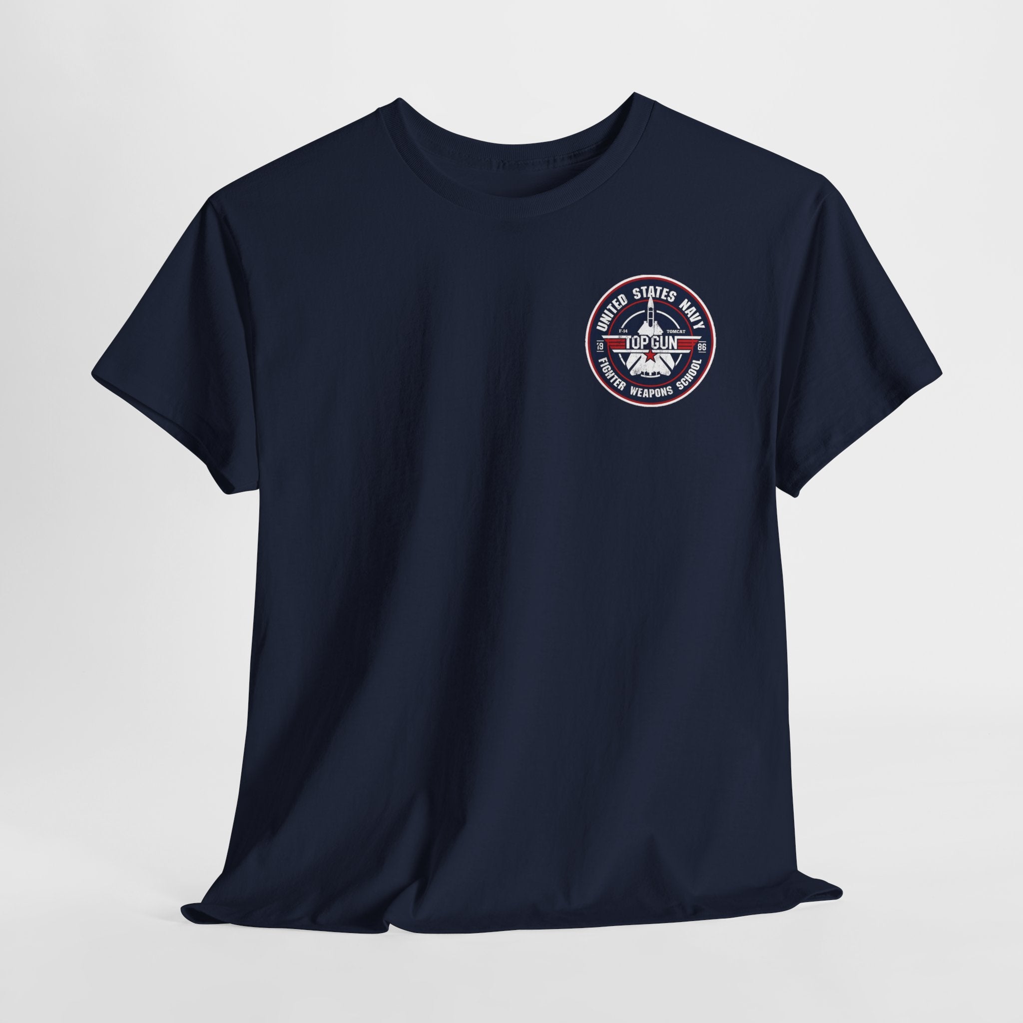 US Navy Top Gun School T-Shirt — 'High Speed' Vintage Cotton T-Shirt