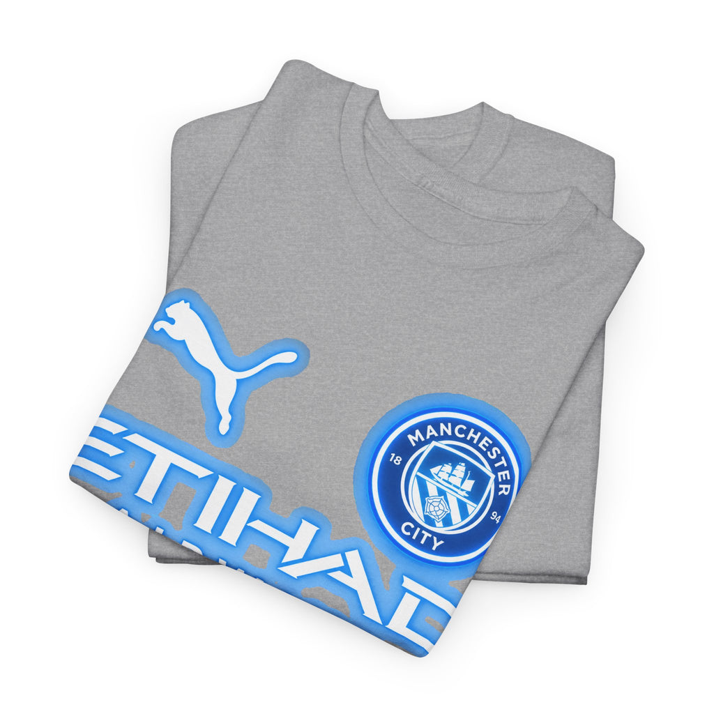 Manchester City Inspired Etihad Airways Logo Tee