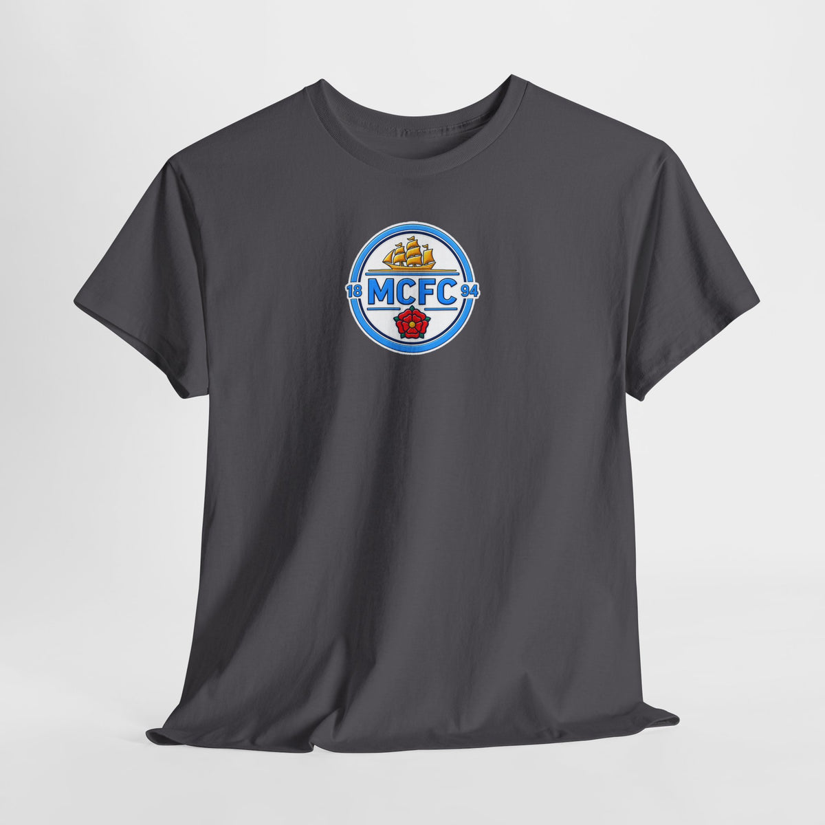 MCFC Retro Crest T‑Shirt — Vintage Soccer Fan Tee