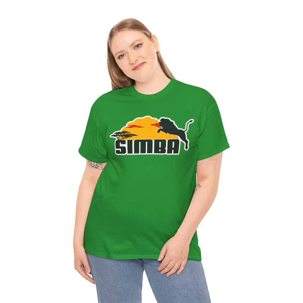 Simba Sunset Graphic Tee — Lion Silhouette Safari T-Shirt
