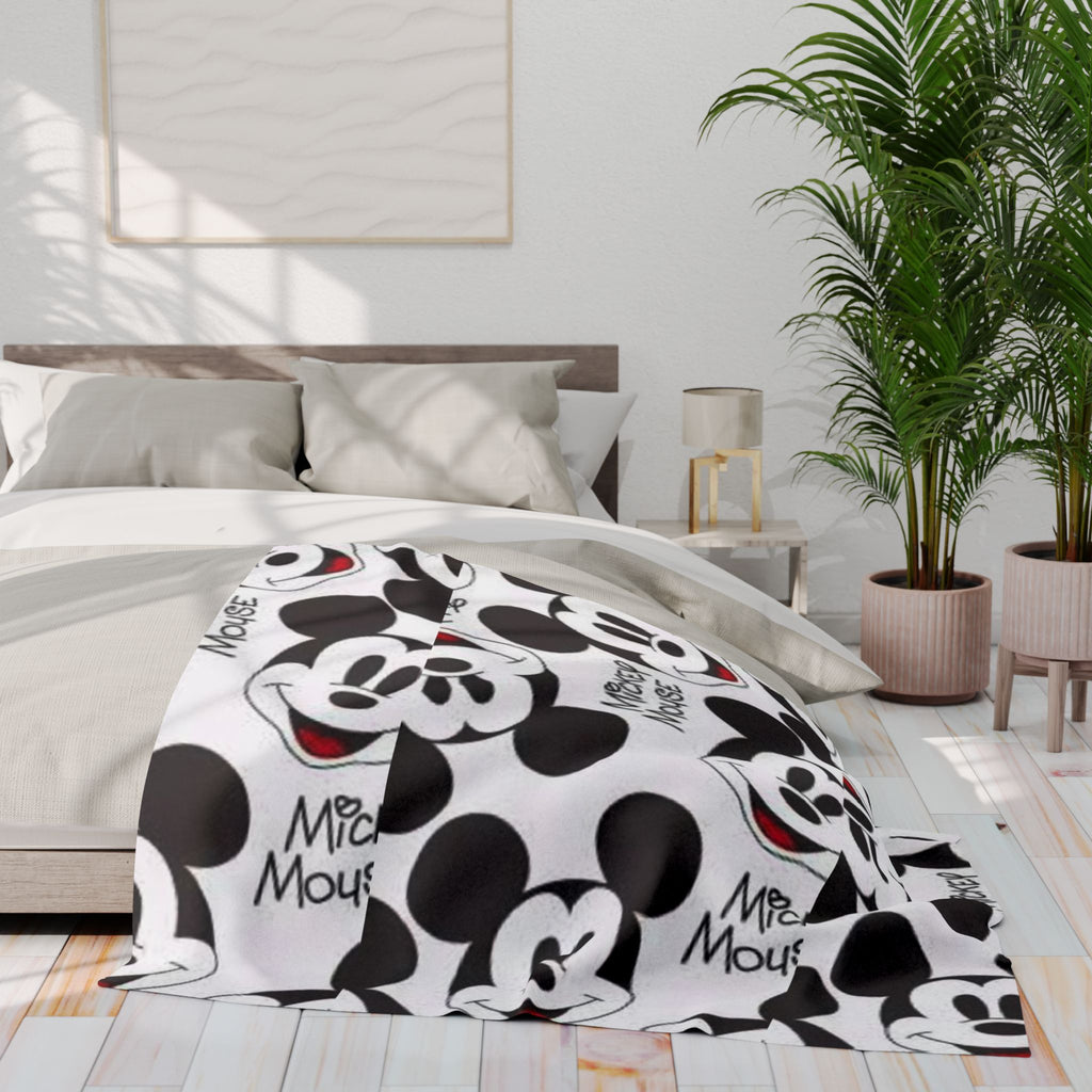 Mickey Mouse Fleece Blanket — Soft Disney Character Throw