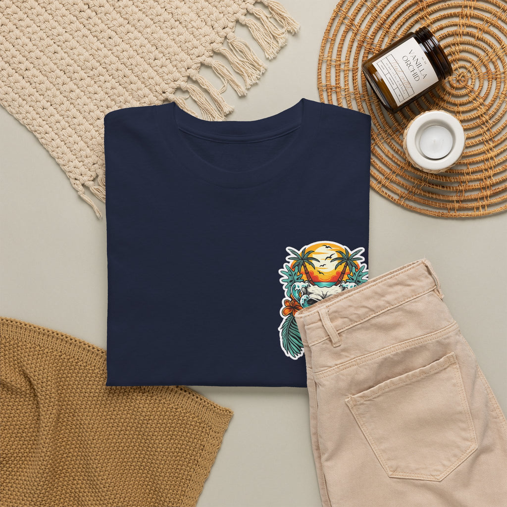 Tropical Skull Tee — Sunset Palm Beach Skull T-Shirt