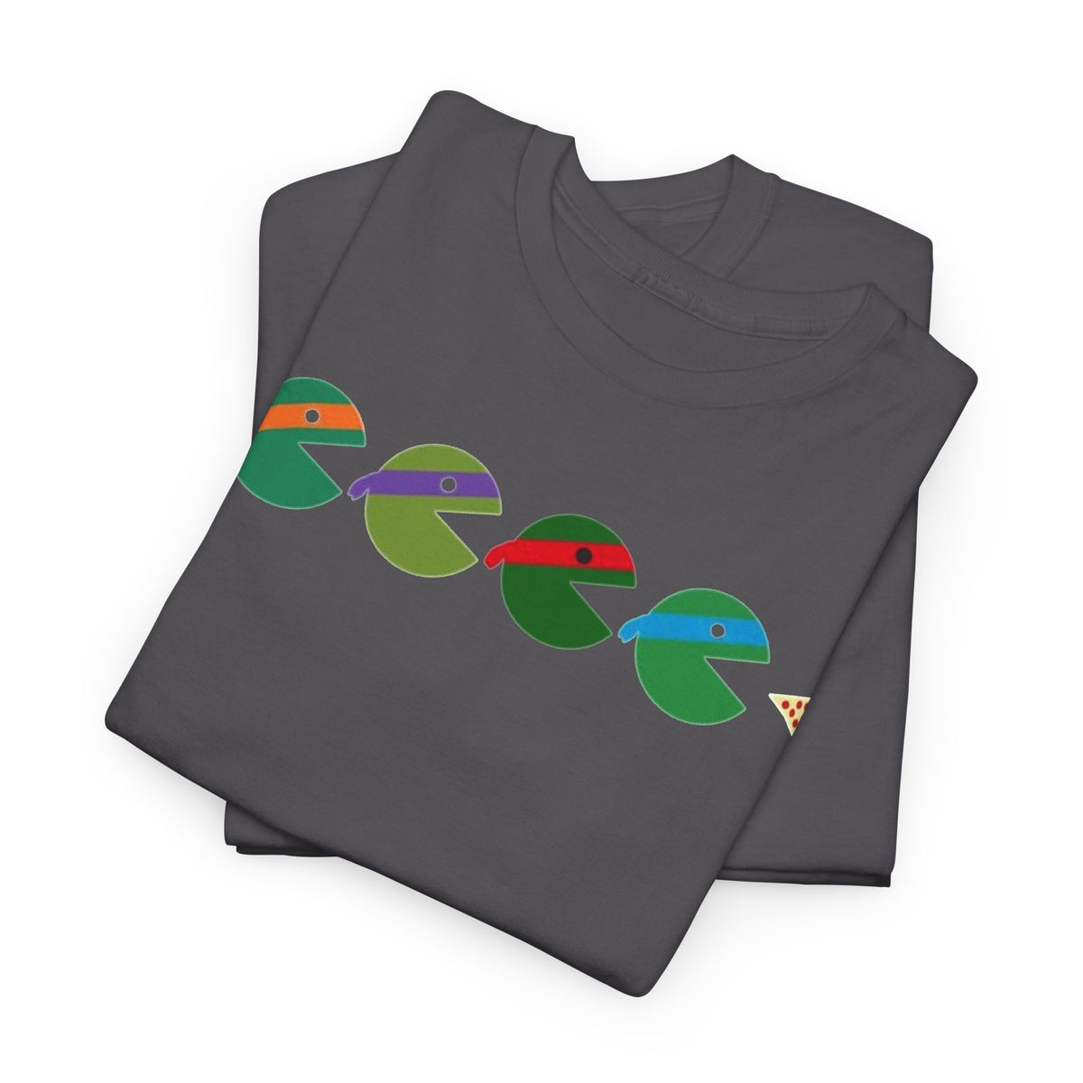 TMNT Retro Pizza Pac-Man Tee — Colorful Arcade-Inspired Graphic T-Shirt