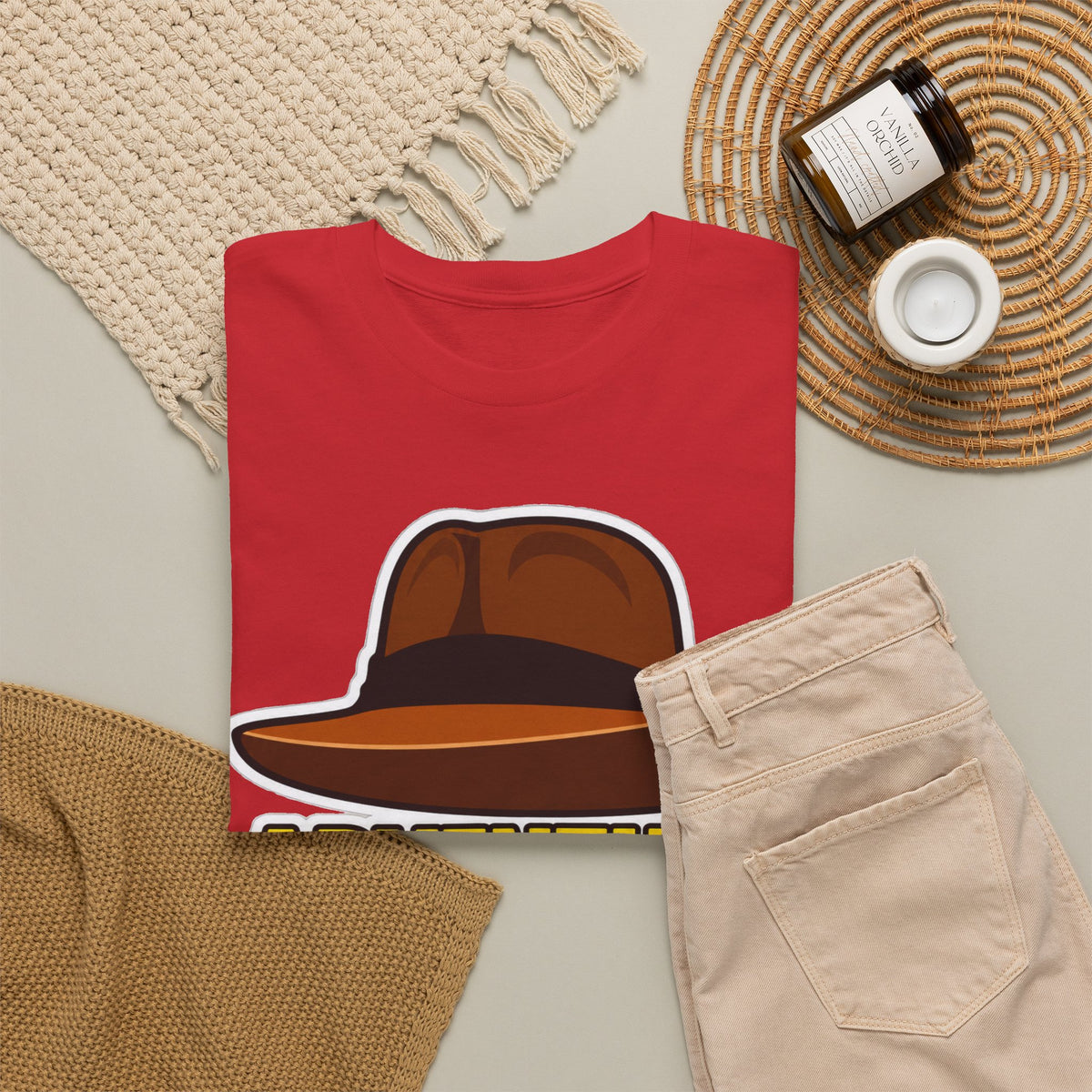 Adventure Has a Name Indiana Jones Graphic Cotton T-Shirt