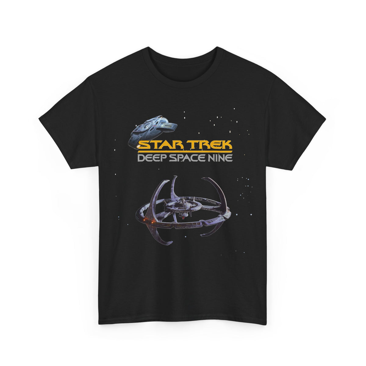 Deep Space Nine Cotton T‑Shirt — Star Trek DS9 Retro Space Tee