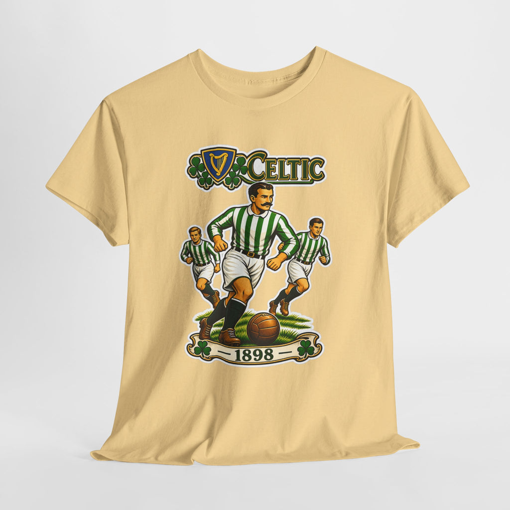 Celtic Football Retro Players Tee — 1898 Vintage Soccer Shirt