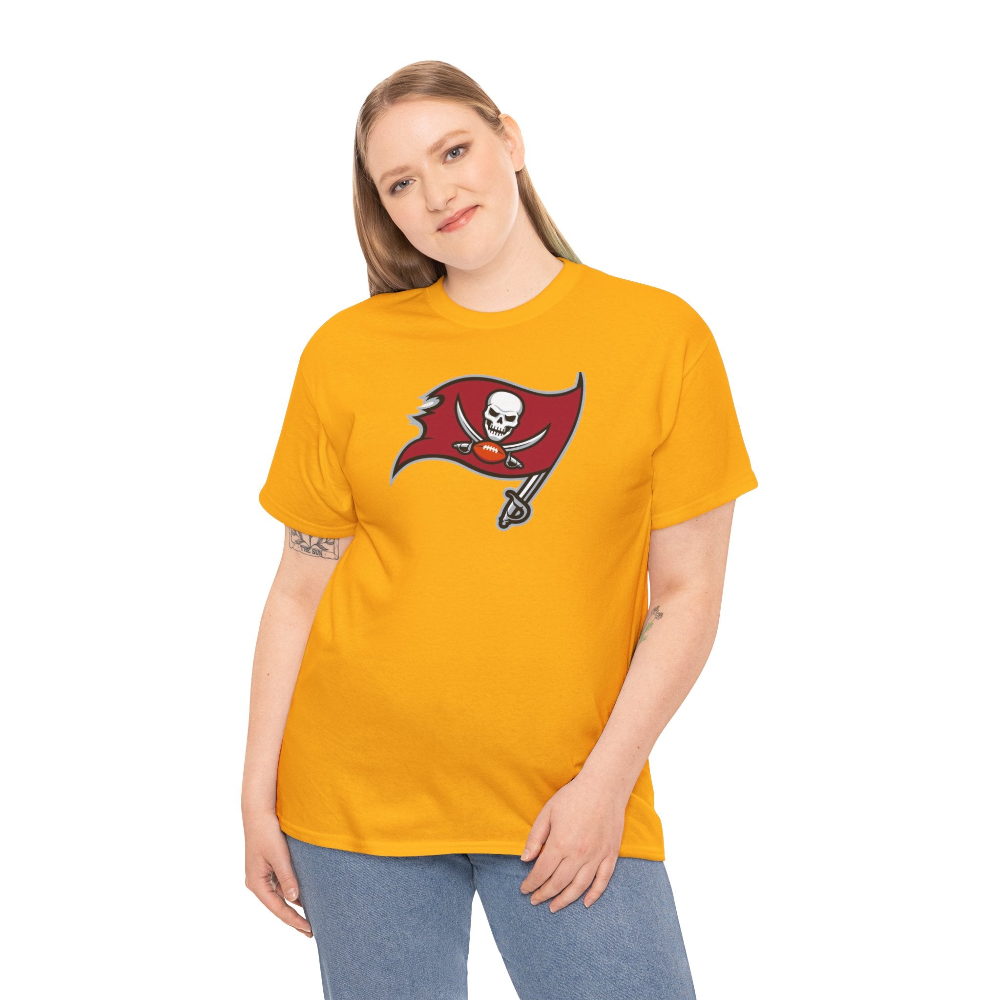Tampa Bay Buccaneers Flag T-Shirt — Football Pirate Logo Tee