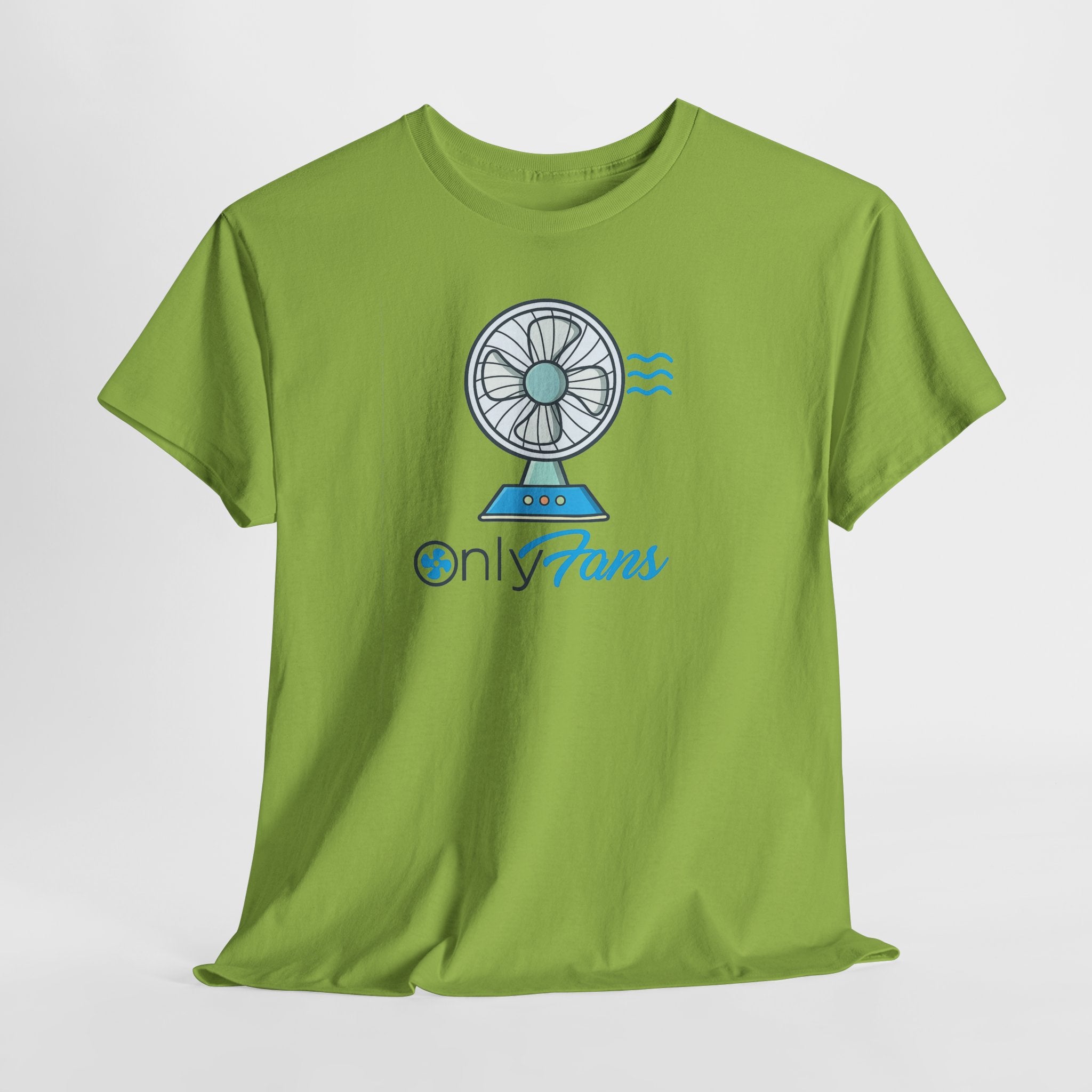 Only Fans Graphic Tee — Cute Fan Illustration Novelty T-Shirt