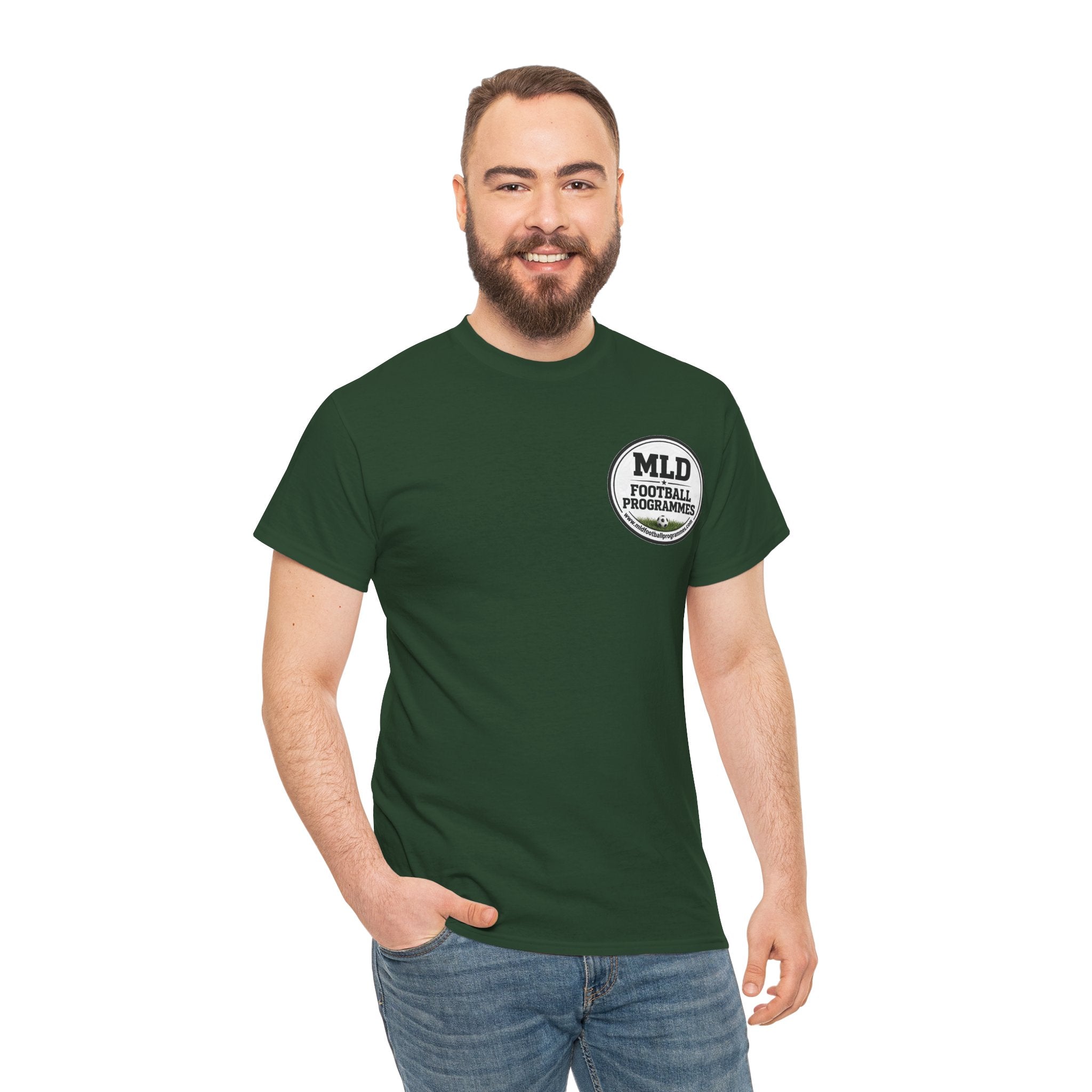 MLD Football Programmes Tee - Retro Logo Chest T-Shirt