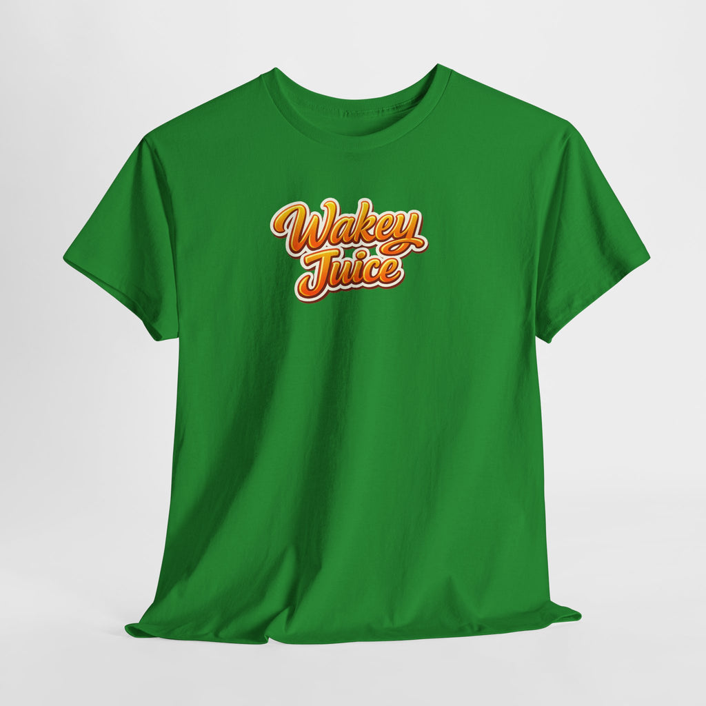 Wakey Juice T‑Shirt — Retro Orange Script Graphic Tee