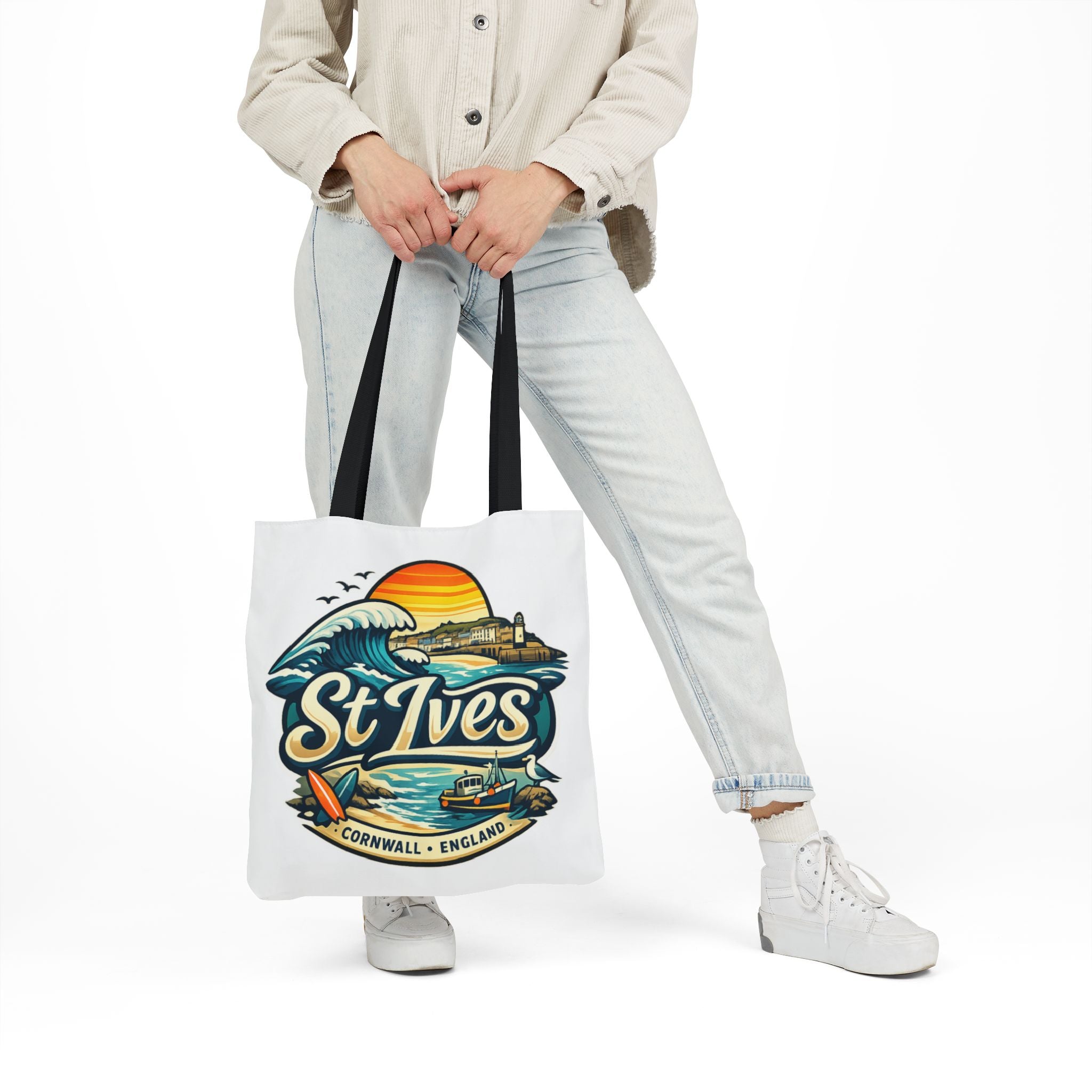 St Ives Cornwall Sunset Tote Bag