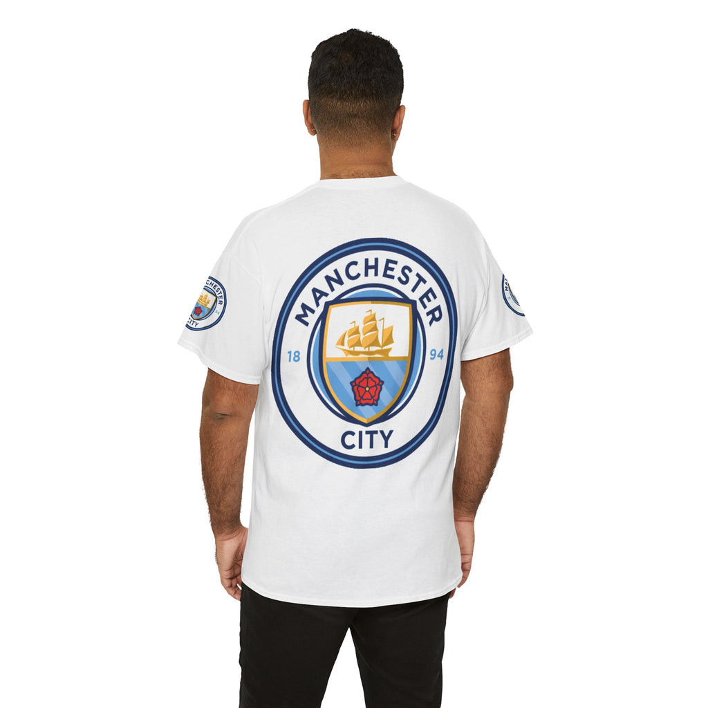 Manchester City Crest T-Shirt — Football Club Logo Tee