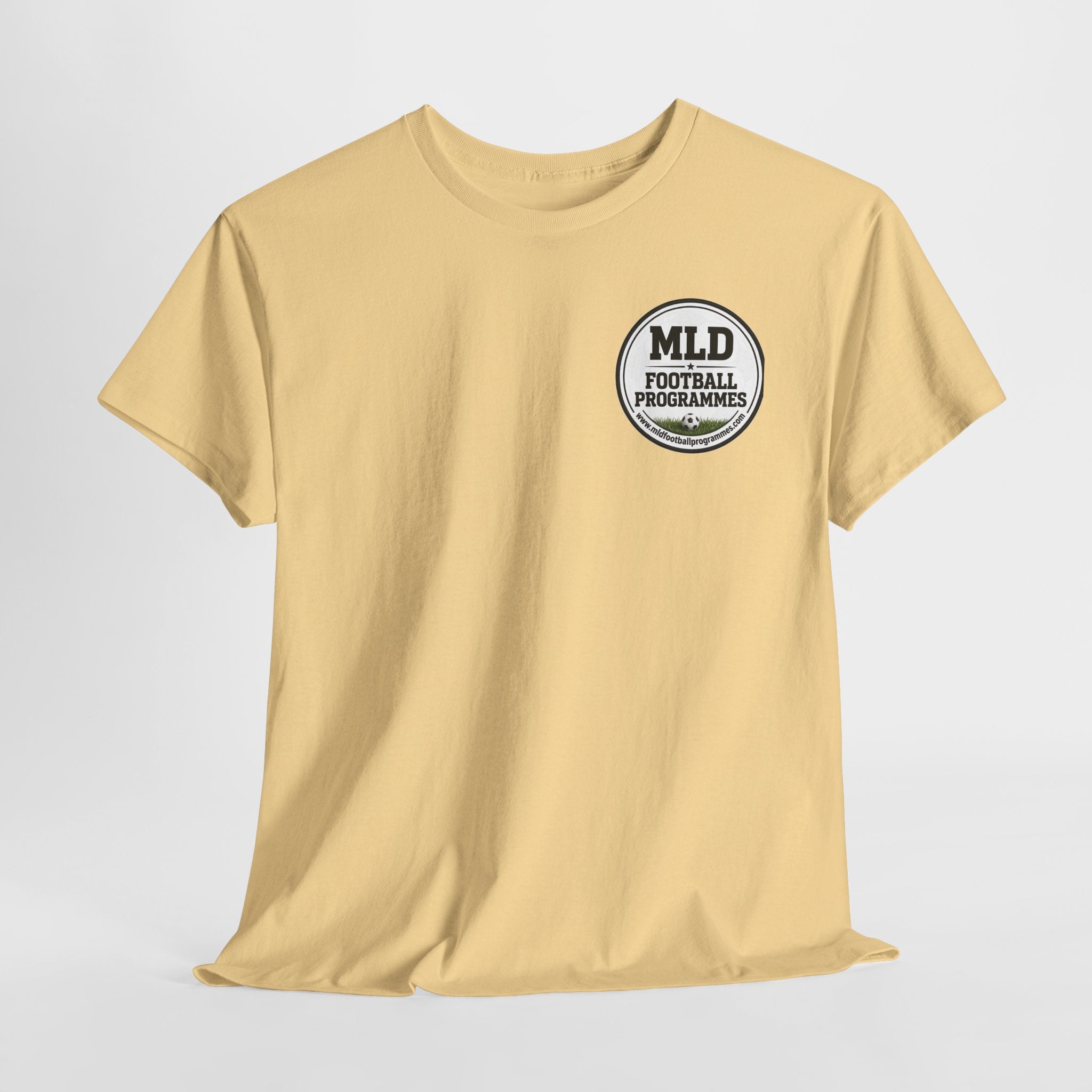 MLD Football Programmes Tee - Retro Logo Chest T-Shirt