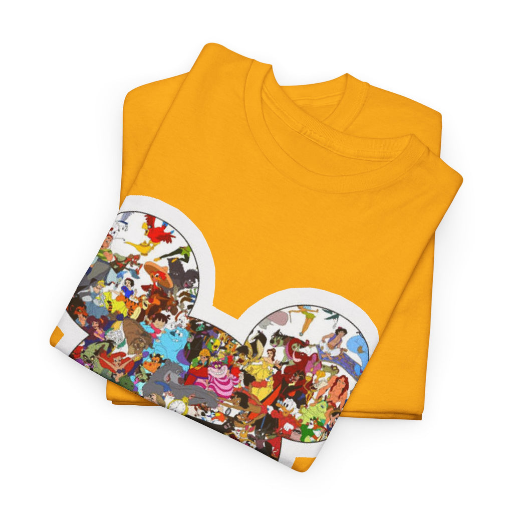 Mickey Collage T-Shirt — Vintage Disney Characters Graphic Tee