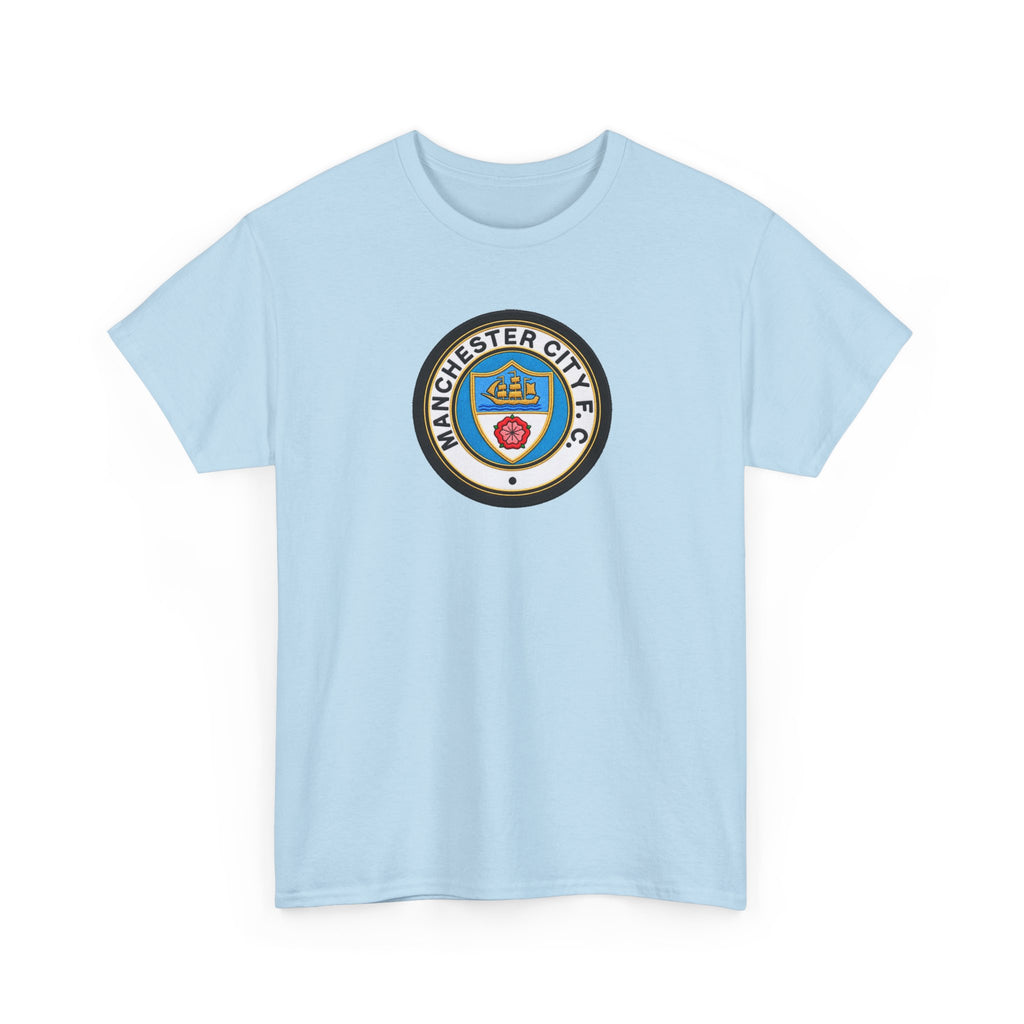 Manchester City inspired Unisex Heavy Cotton Tee