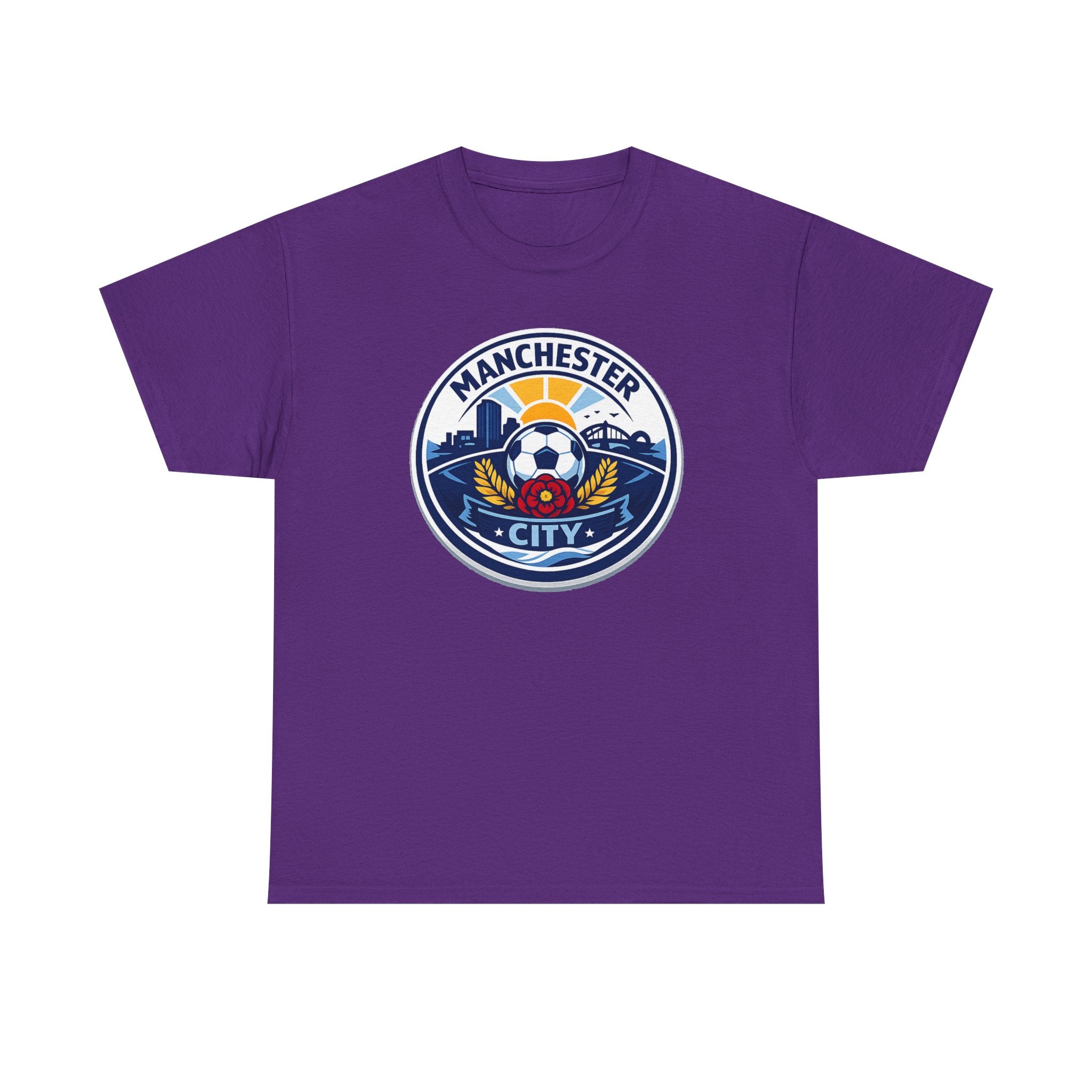 Manchester City Unofficial Soccer Logo T-Shirt — Football Fan Tee