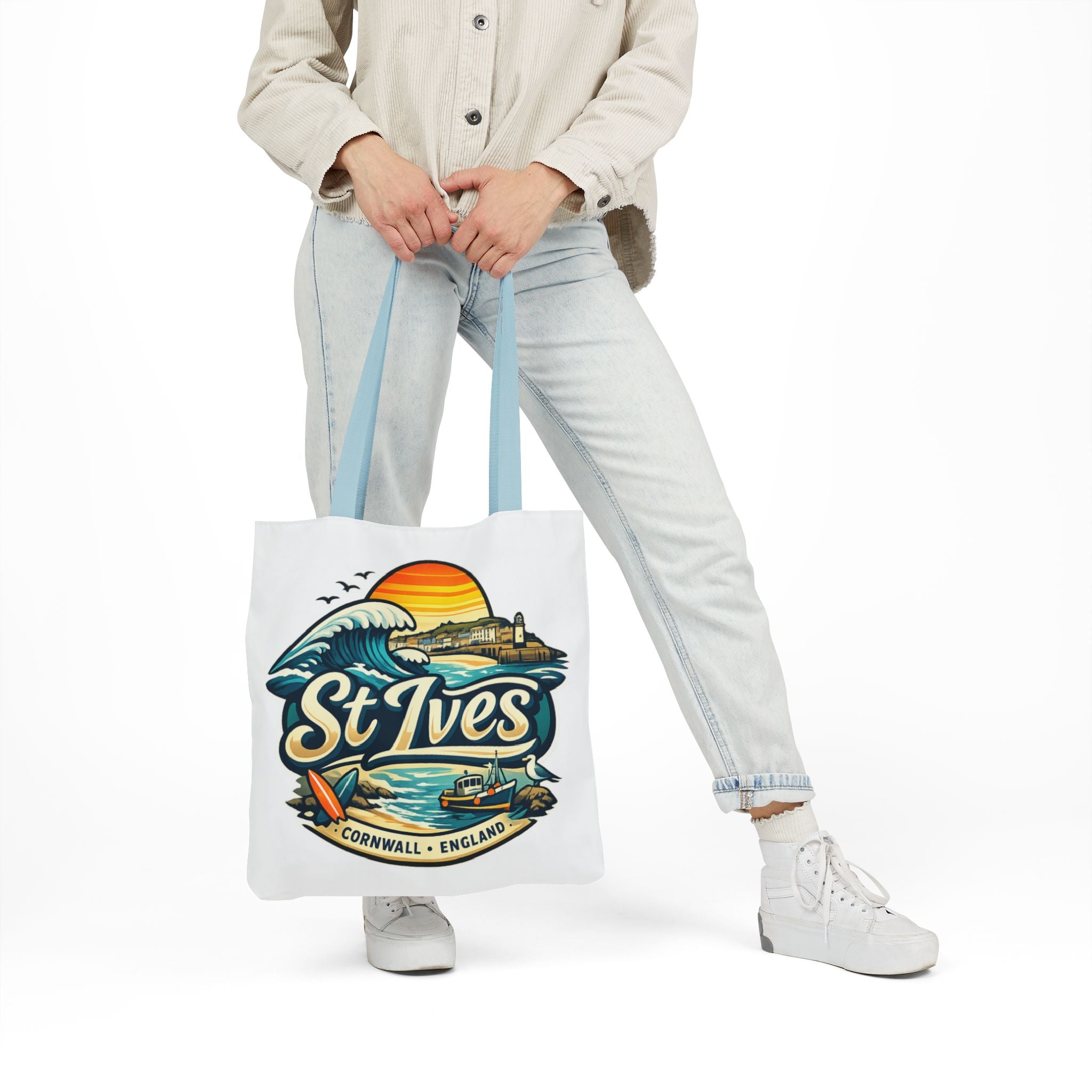 St Ives Cornwall Sunset Tote Bag