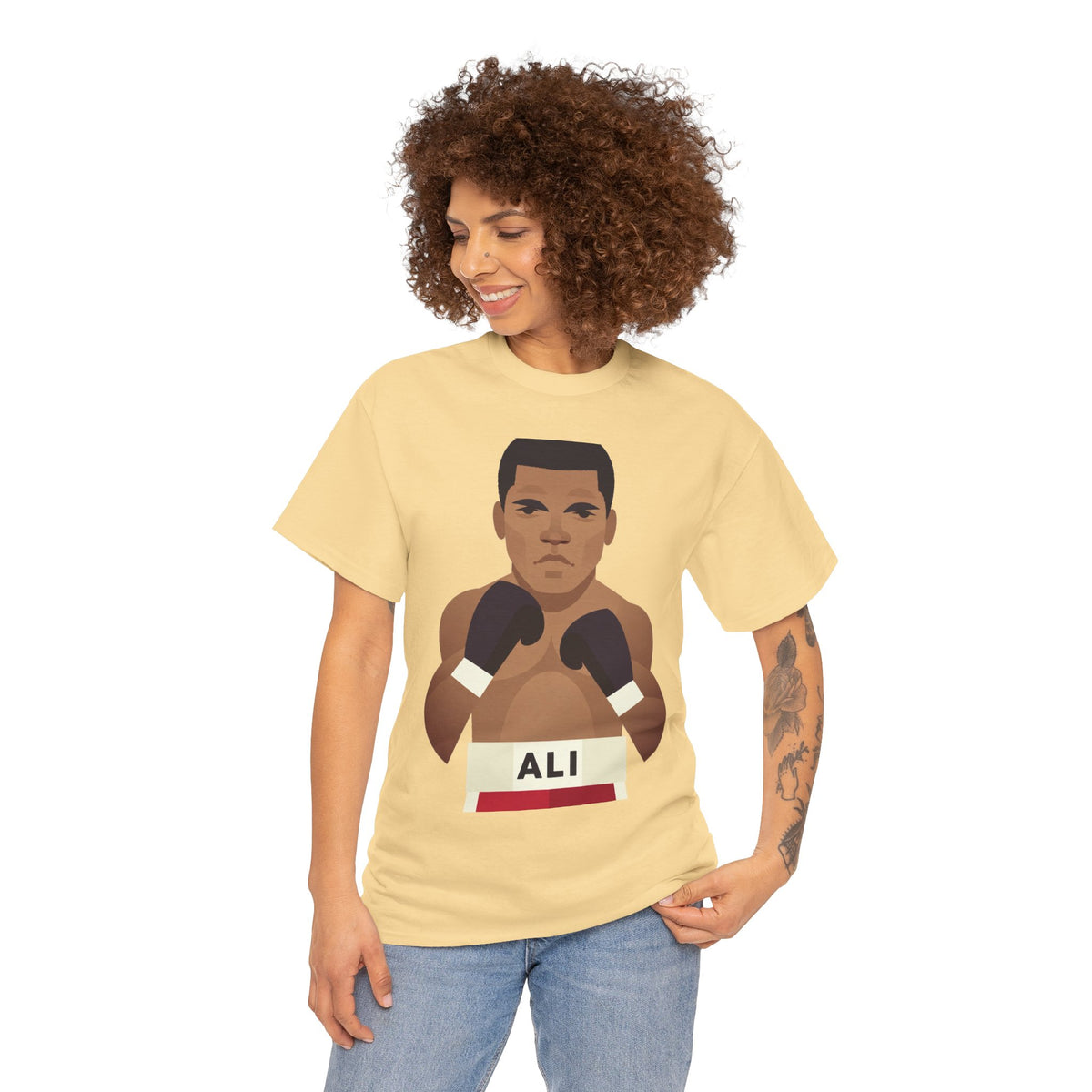 Muhammad Ali Boxing Champion Cotton T-Shirt