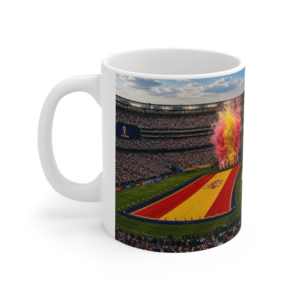 FIFA World Cup Final 2026 Stadium Photo Mug — National Flags & Opening Ceremony 11oz/15oz