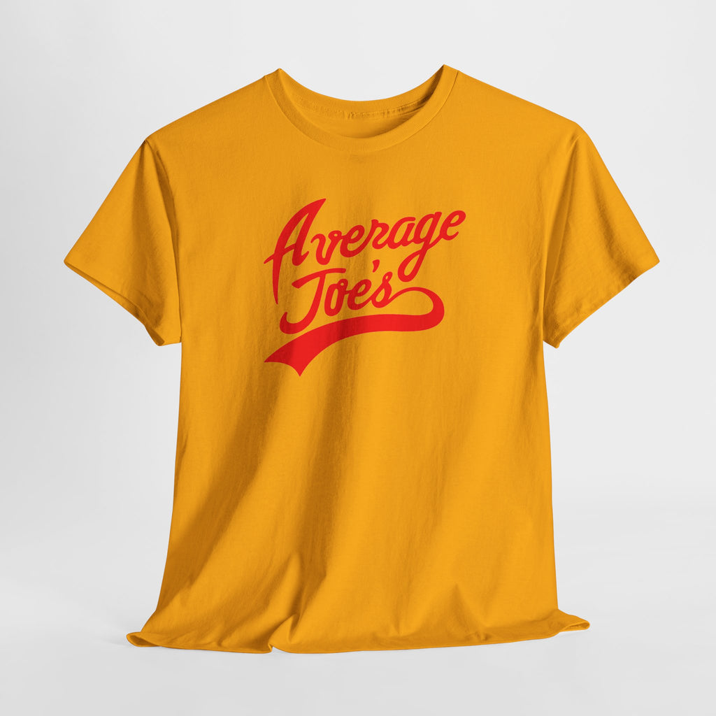 Average Joe's Graphic Tee — Retro Script White T-Shirt