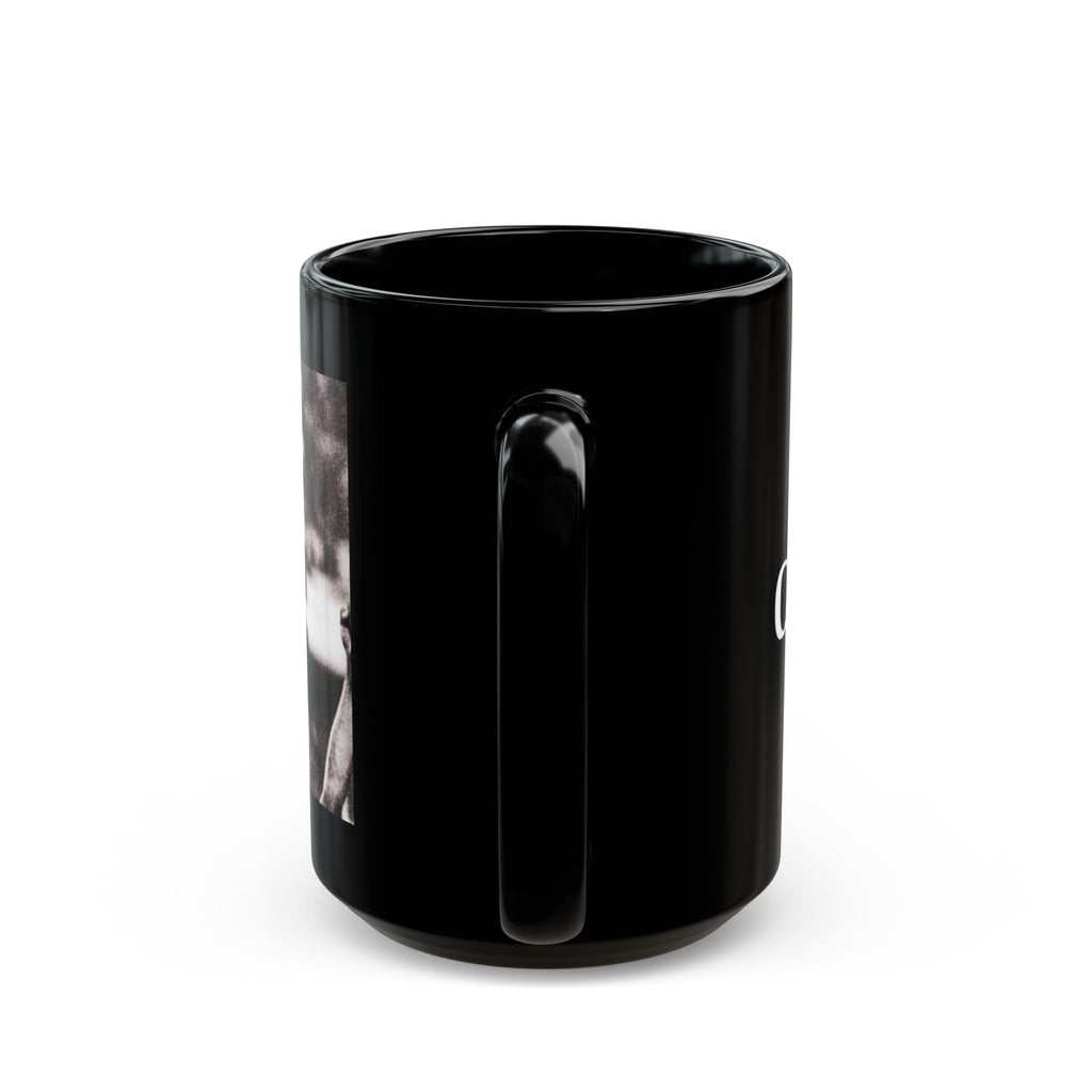 Franco Baresi AC Milan Tribute Black Mug – Vintage Trophy Celebration (11oz/15oz)