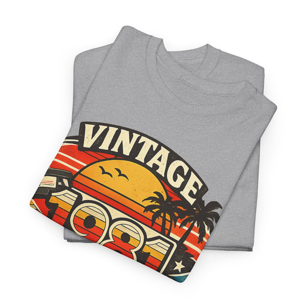 Vintage 1981 Retro Tee — 80s Nostalgia Graphic T-Shirt