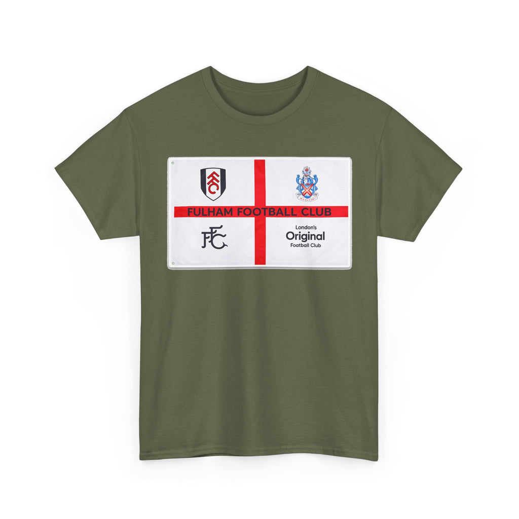 Fulham Football Club Crest Tee — St George’s Cross Football Shirt