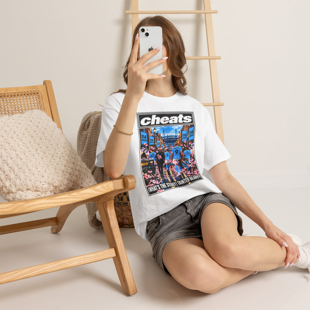 Cheats “What’s the Story? Tainted Glory?” Sports Graphic Cotton T-Shirt