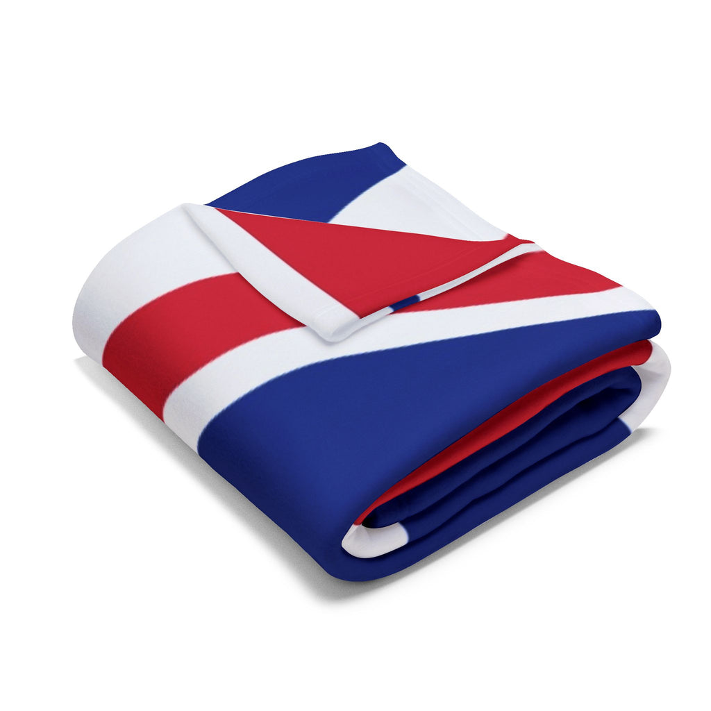 Union Jack Fleece Blanket — British Flag Cozy Throw