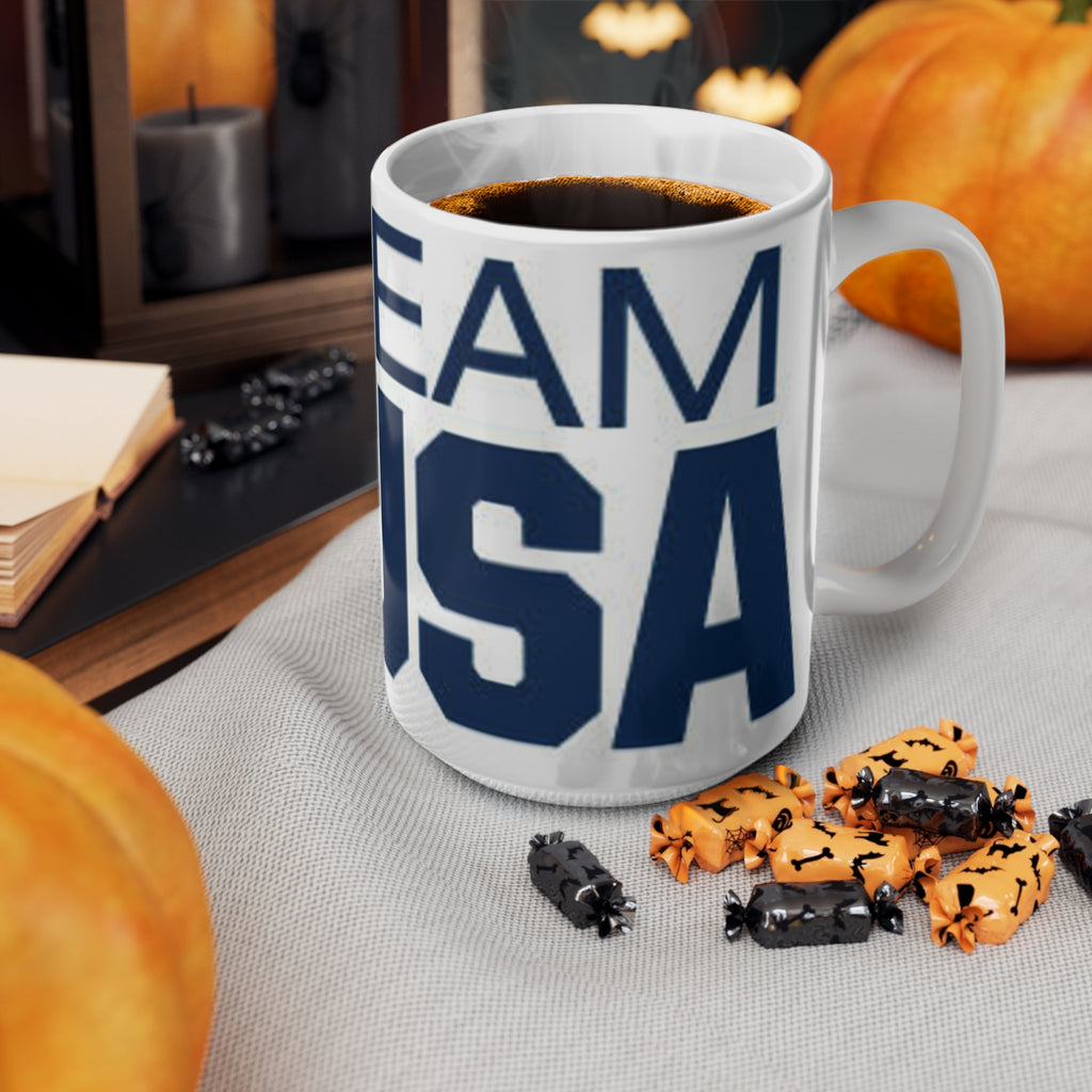 Mug — Team USA Ceramic Coffee Mug (11oz & 15oz) with American Flag