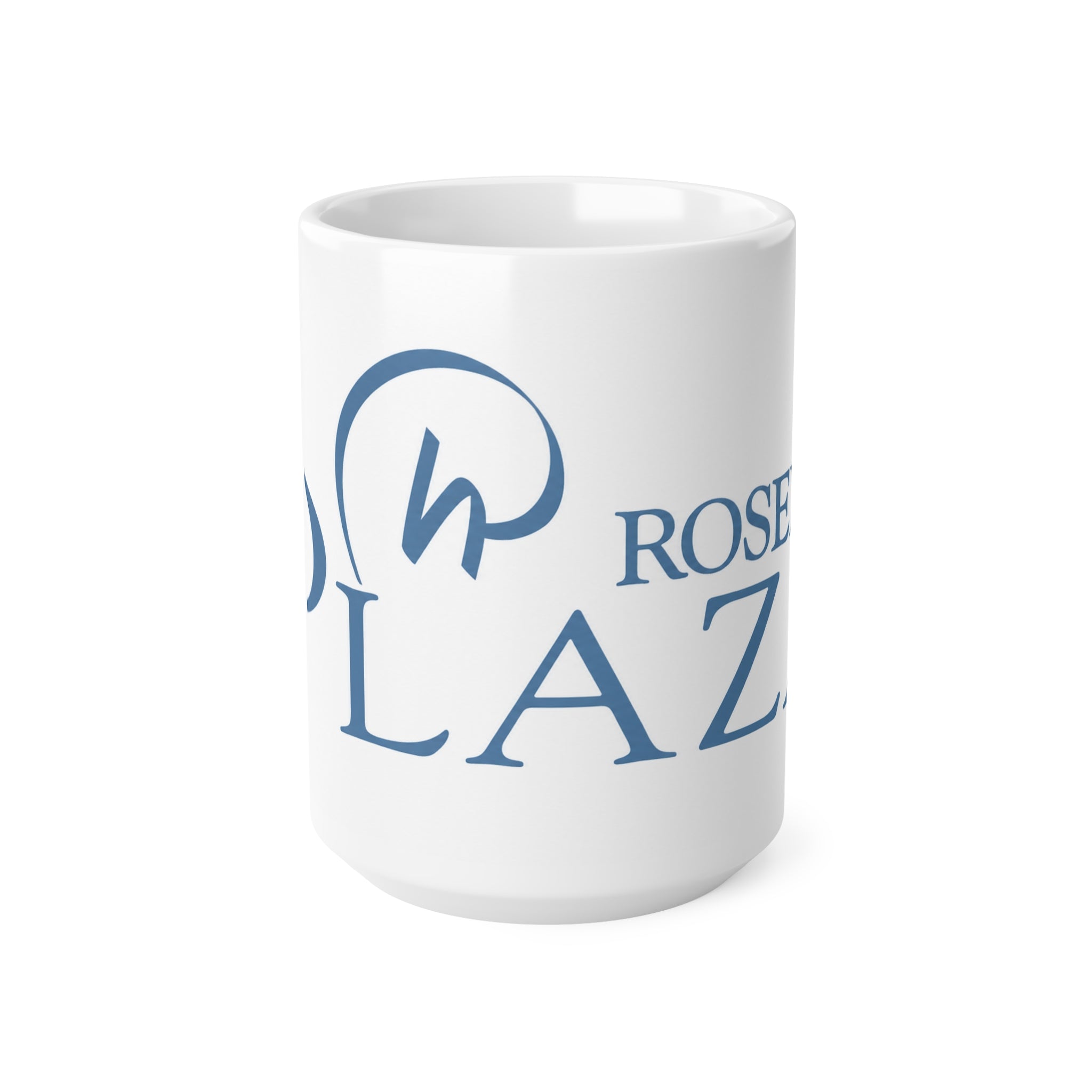 Rosen Plaza Orlando Ceramic Coffee Mug – Classic Blue 'Play' Logo Design (11oz & 15oz)