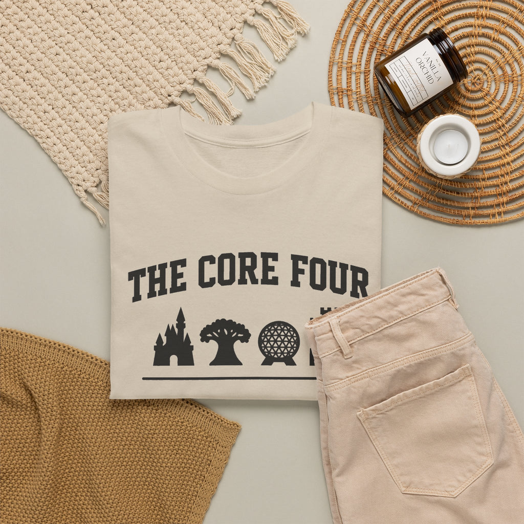 The Core Four Walt Disney World Unisex Heavy Cotton Tee
