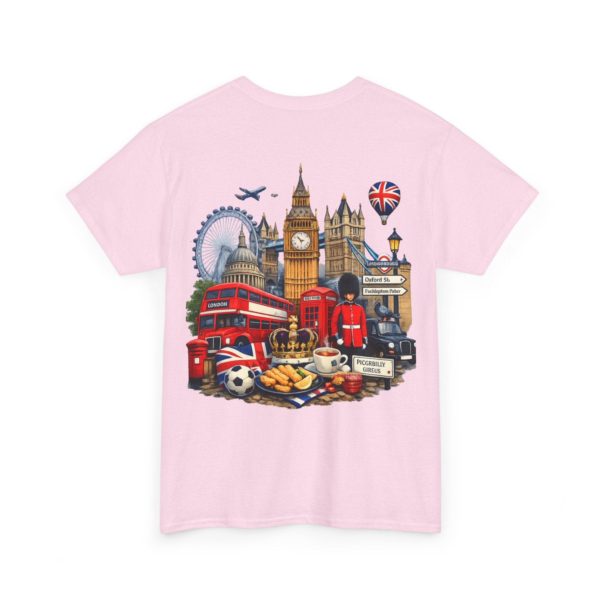 London Landmarks T‑Shirt — British Icons Collage Tee