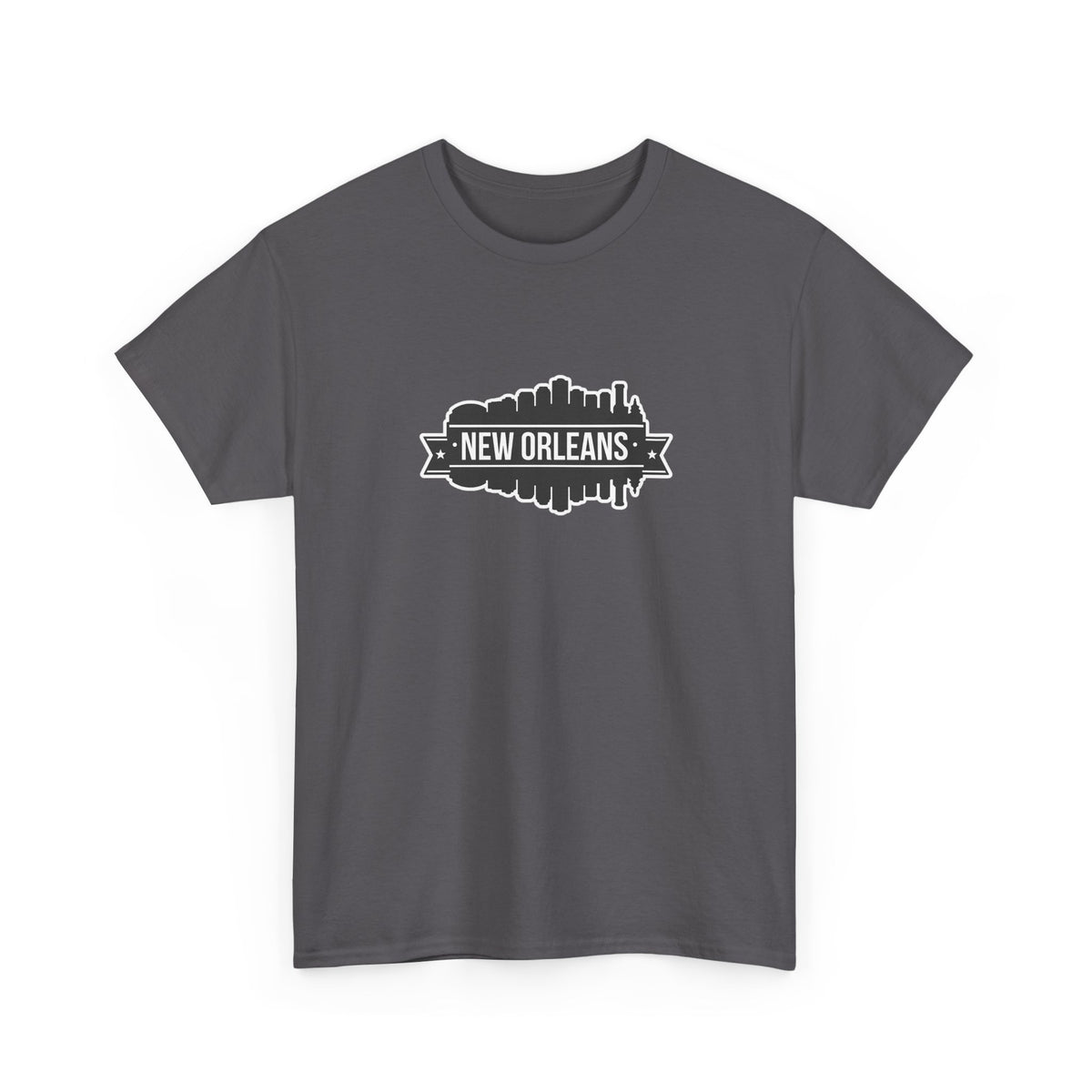 New Orleans Skyline T-Shirt – Retro Badge Cityscape Tee