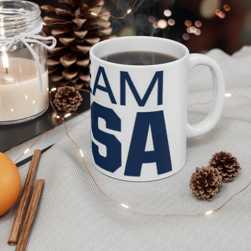 Mug — Team USA Ceramic Coffee Mug (11oz & 15oz) with American Flag