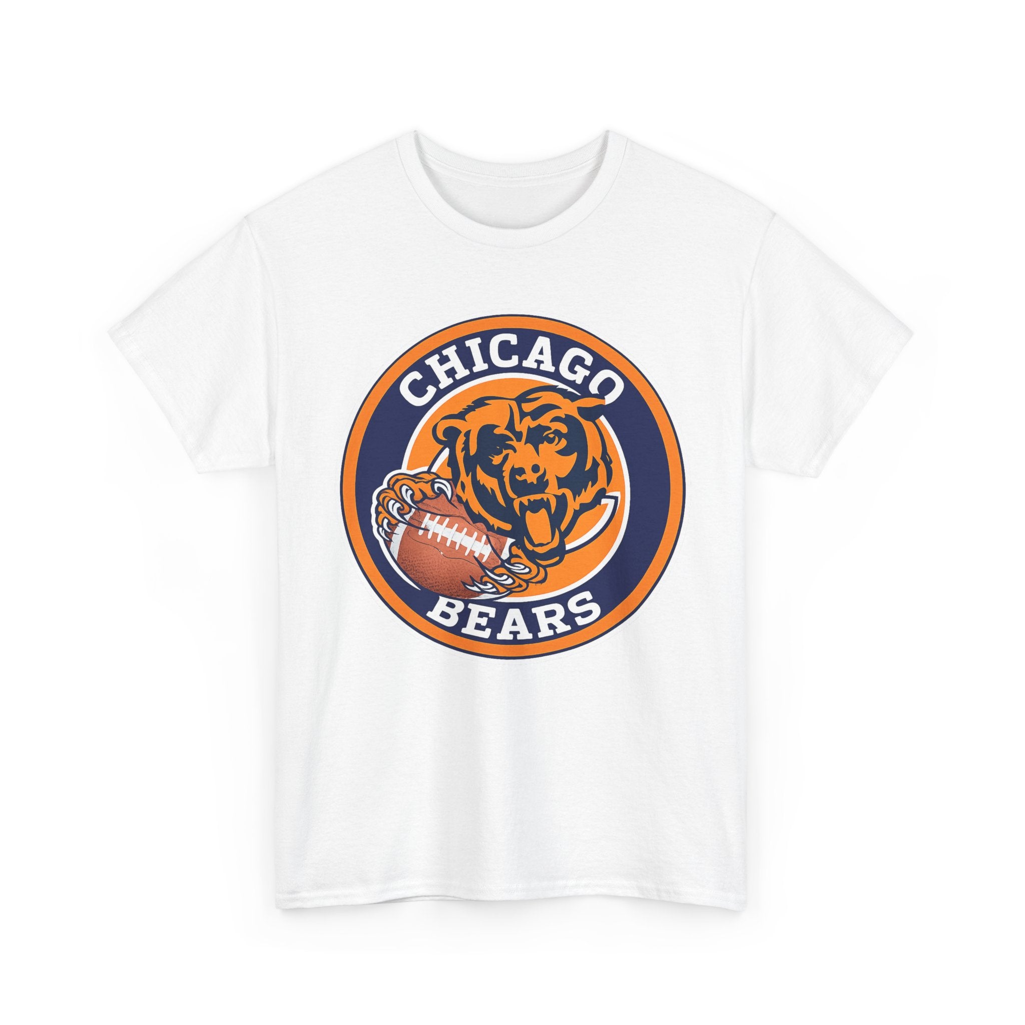 Chicago Bears Vintage Football Tee - Cotton T-Shirt