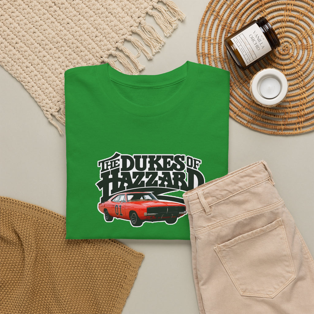 Dukes of Hazzard Charger Graphic Tee — Classic Retro TV Car Shirt