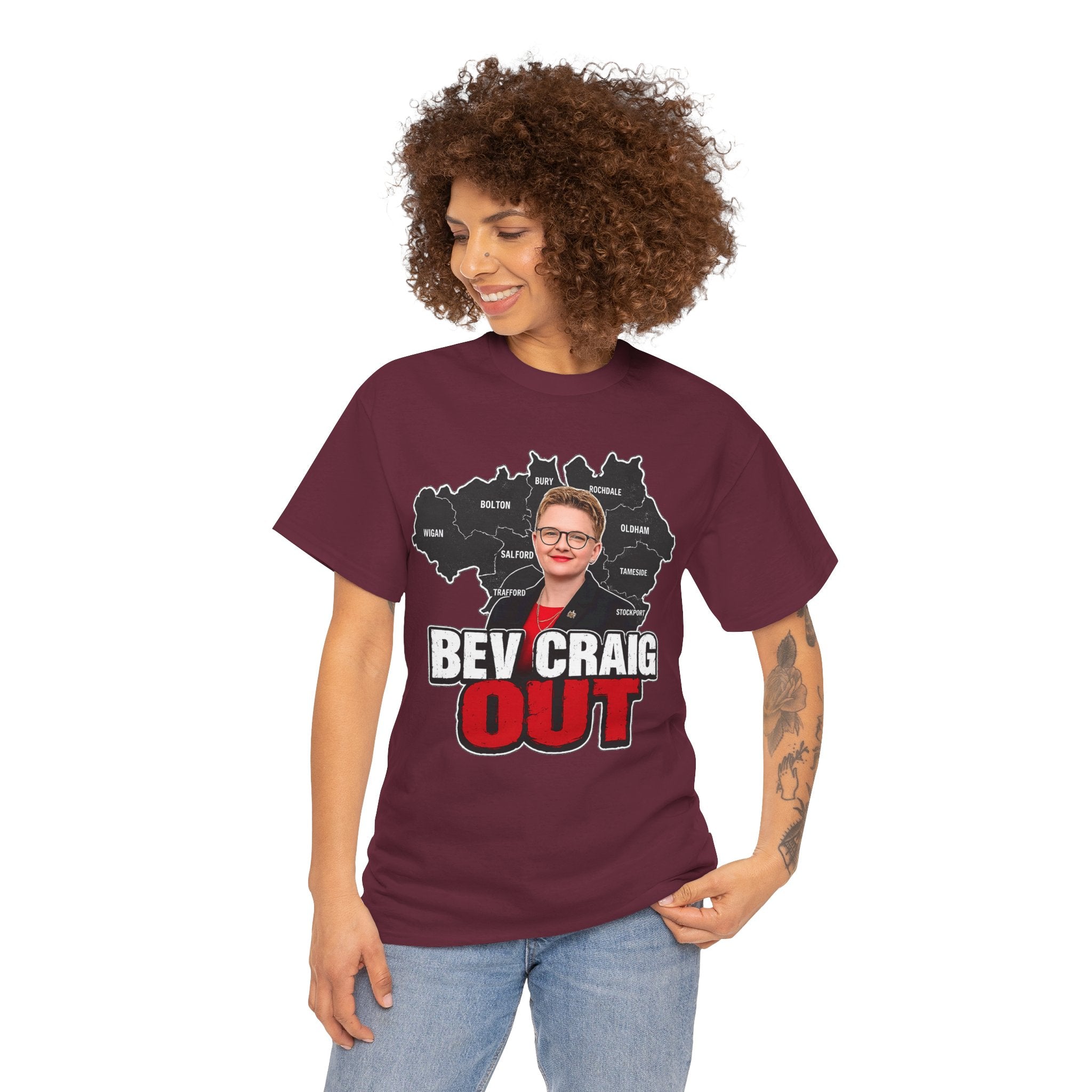 Bev Craig Out Greater Manchester Mayor Tee / T-Shirt