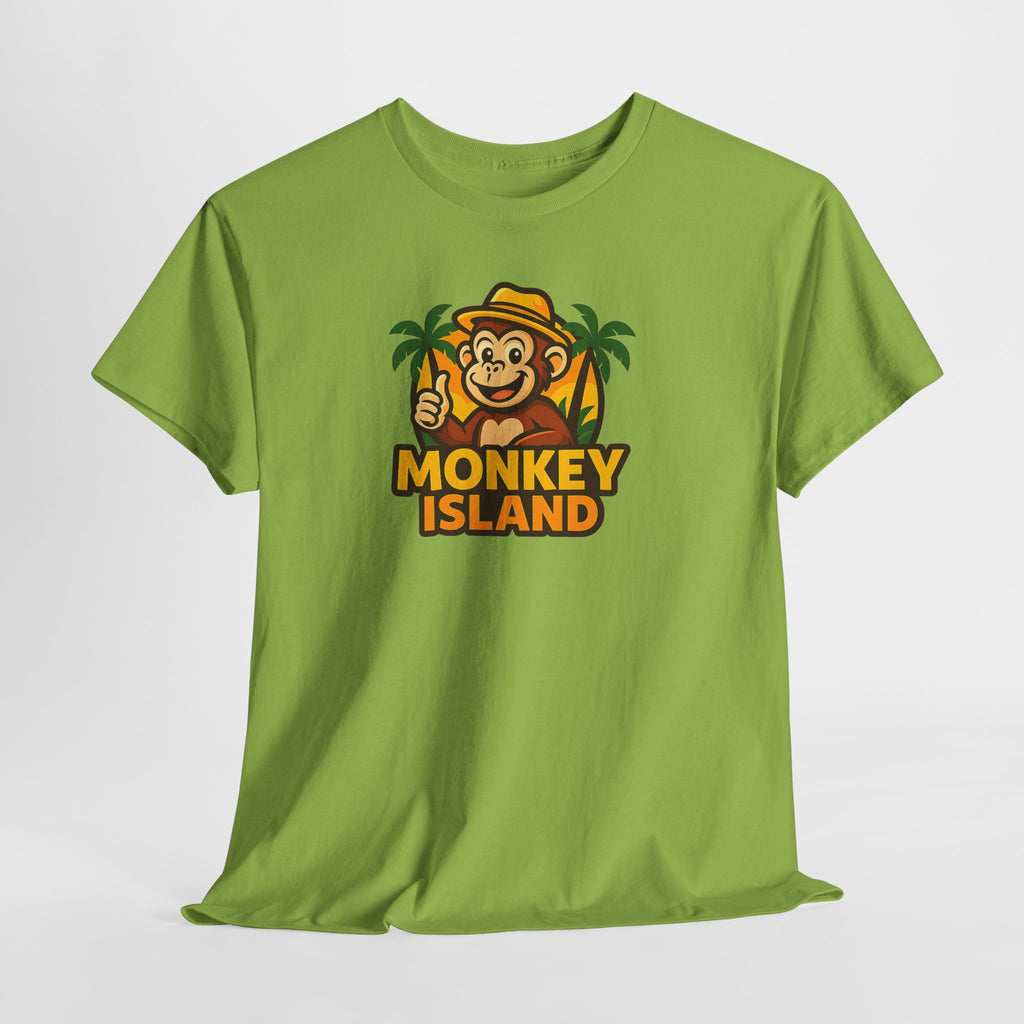 Monkey Island T-Shirt — Cute Tropical Monkey Logo Tee