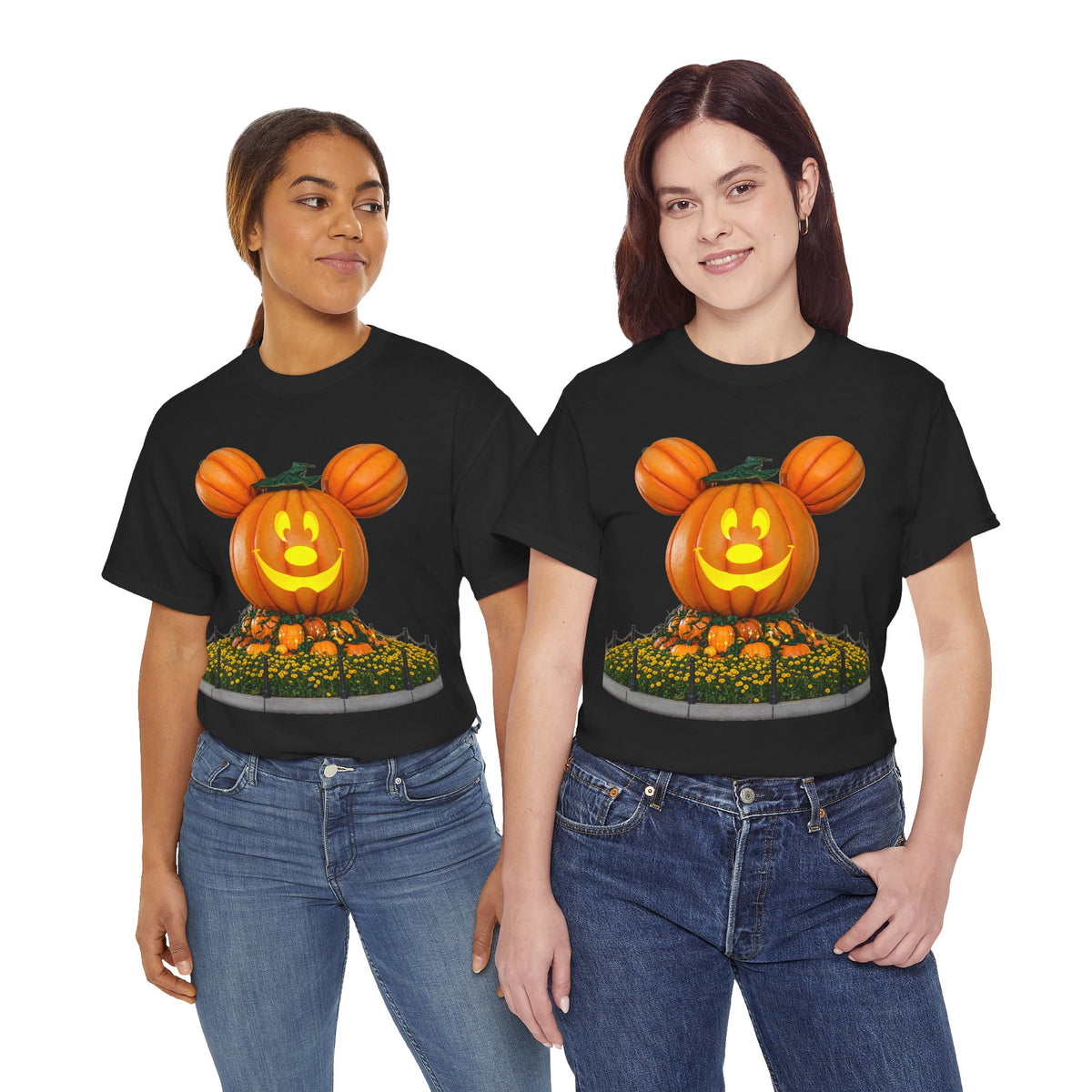 Mickey Pumpkin Jack-O'-Lantern Tee — Halloween Pumpkin Mouse T-Shirt