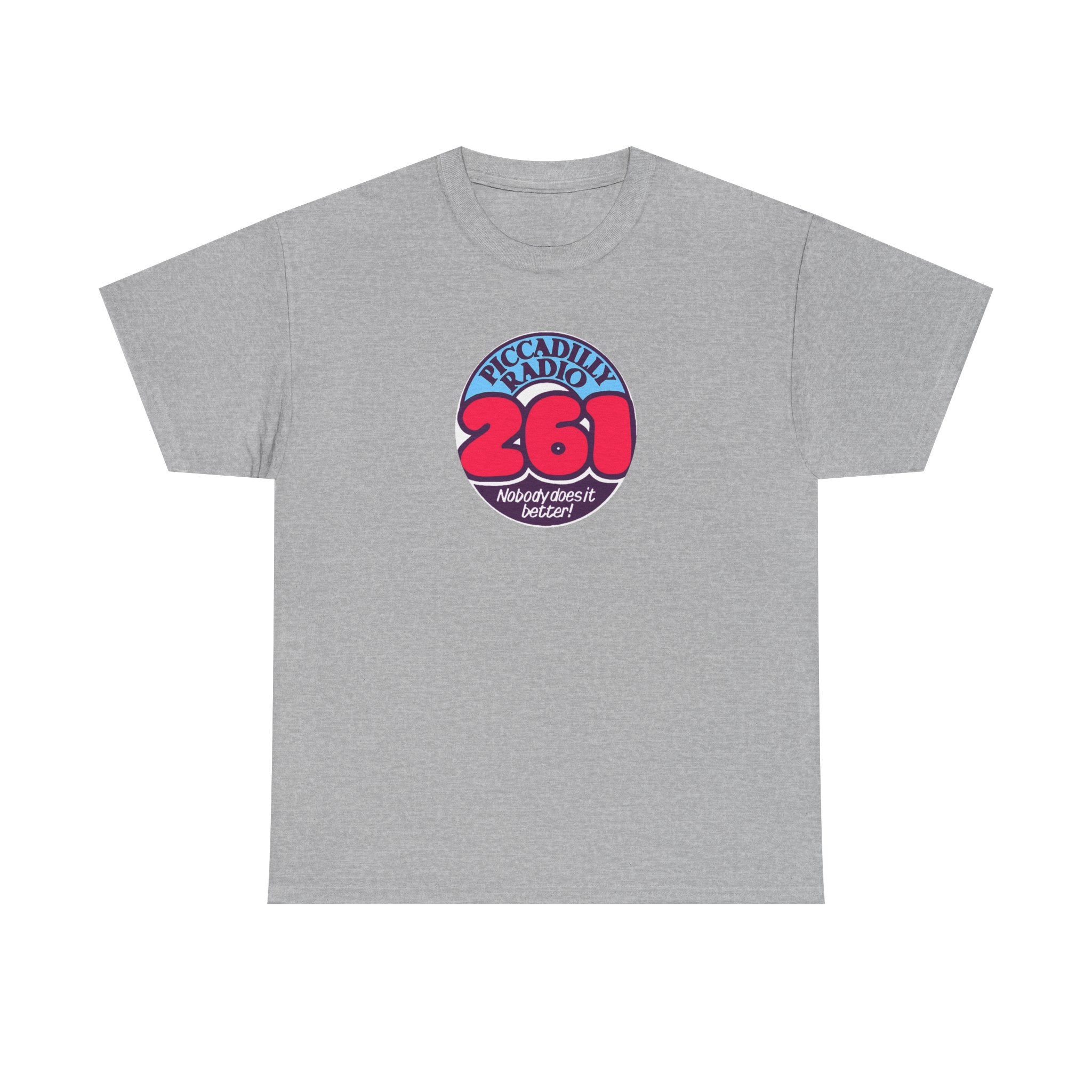 Piccadilly Radio '261' Logo T‑Shirt — Vintage Unofficial Radio Station Graphic Tee