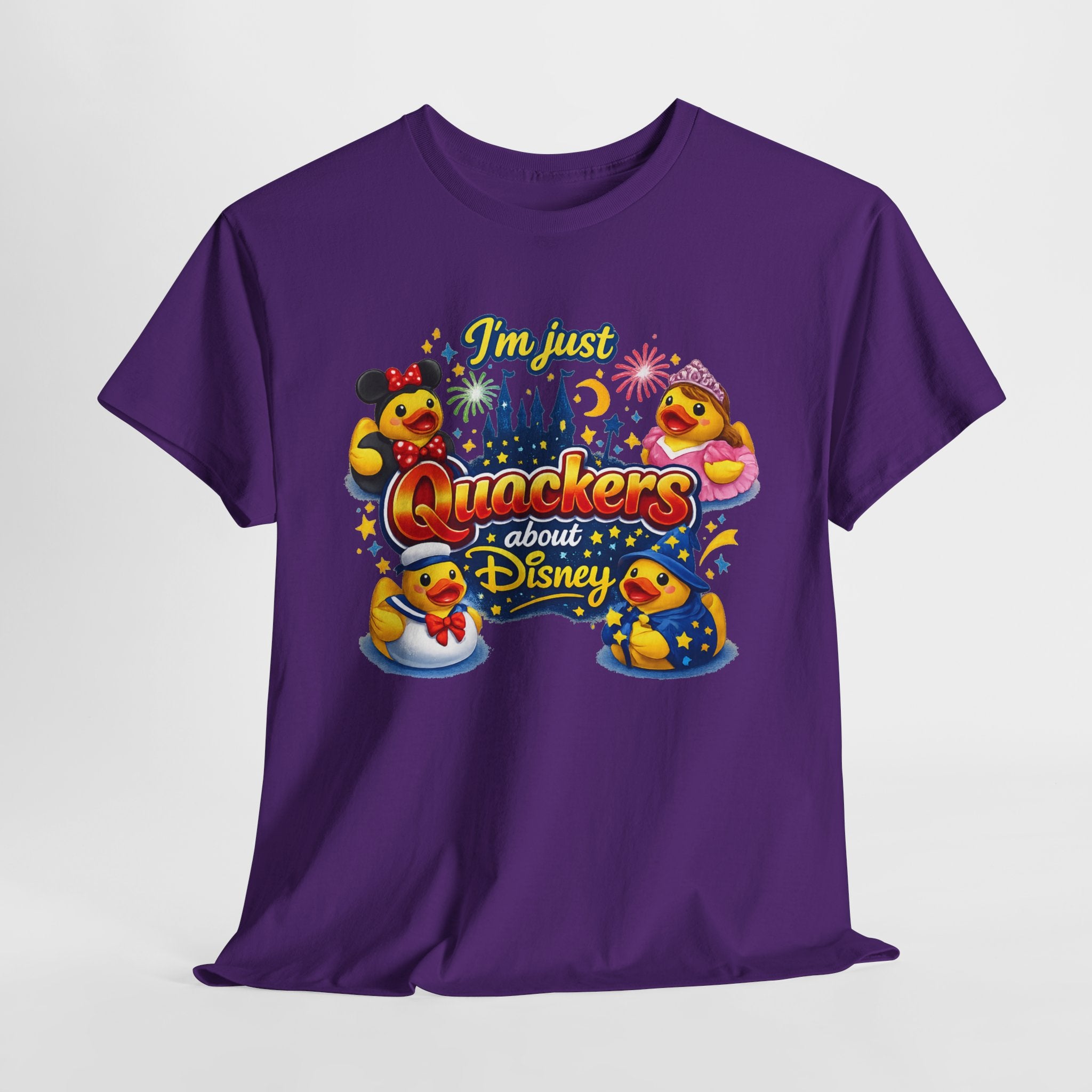 Quackers About Disney Rubber Duck Tee — "I'm Just Quackers About Disney" Graphic T-Shirt