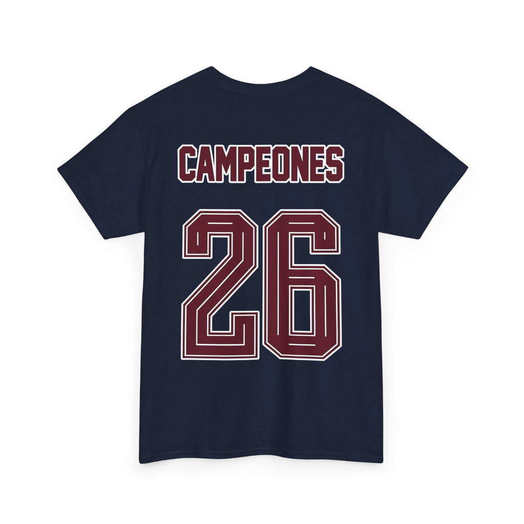 Spain World Champions 'Campeones 26' Cotton T‑Shirt